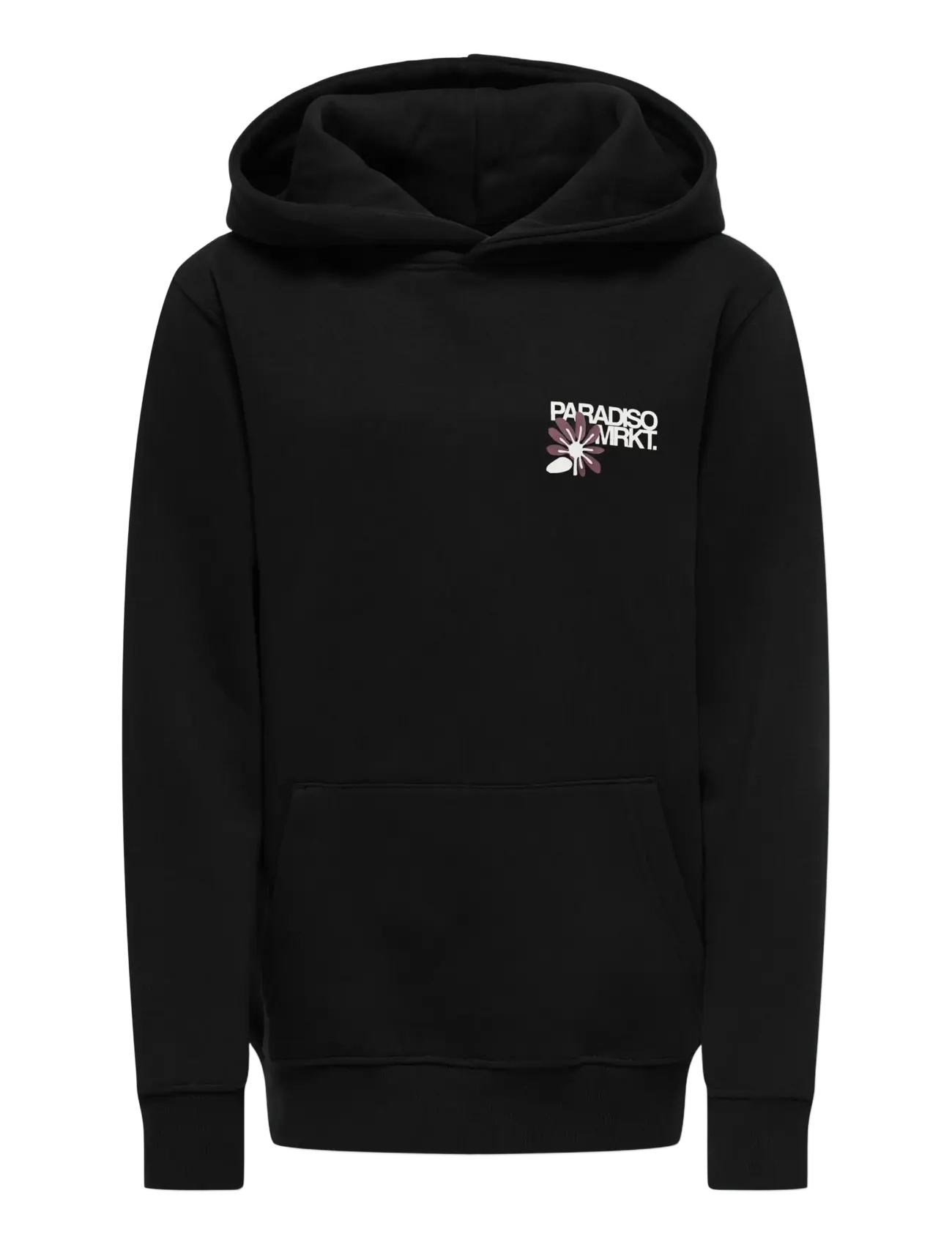 ONLY & SONS OSJSAWYER PARADISO REG LS HOODIE SWT - Barn 98-134 - BLACK / black