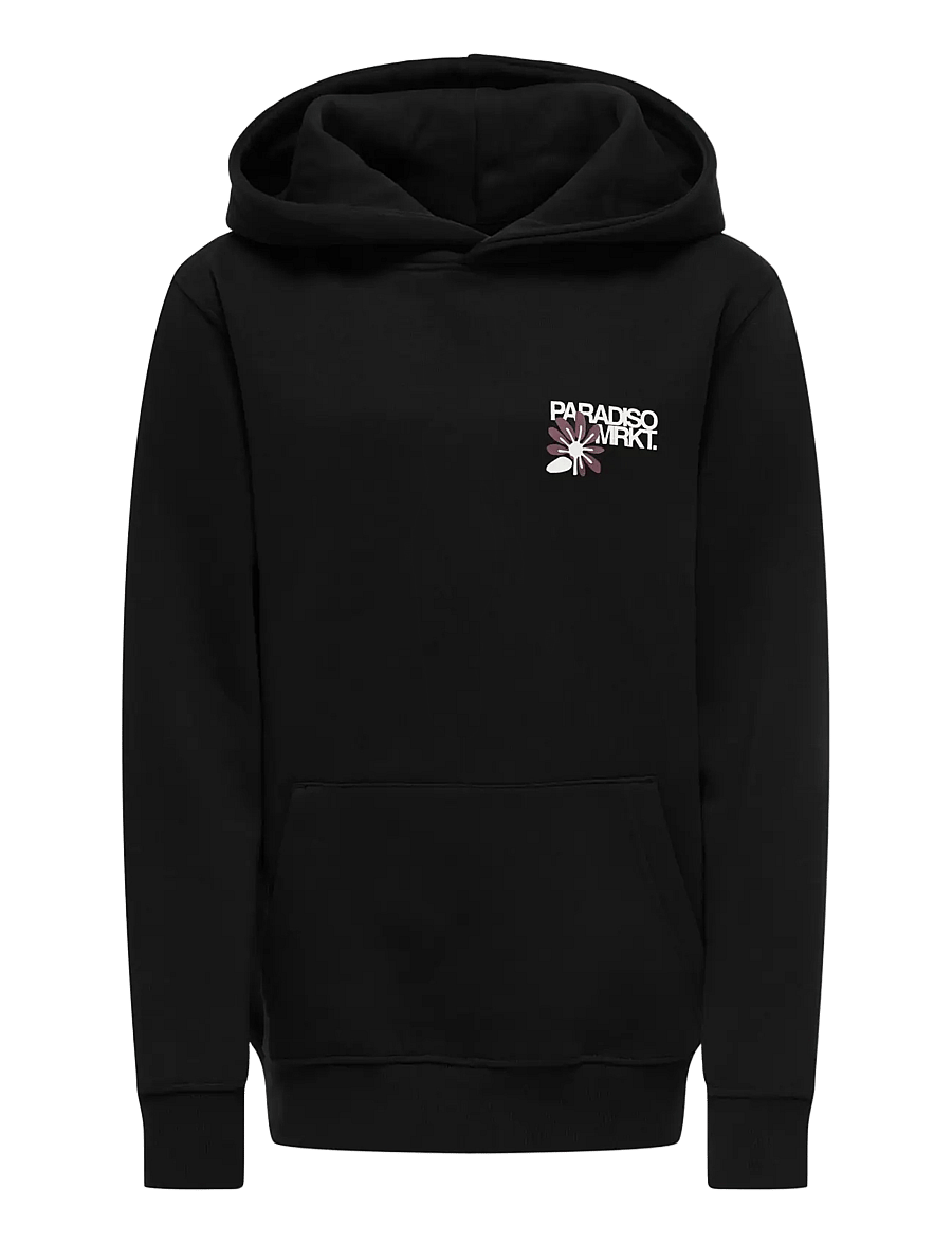 ONLY & SONS - OSJSAWYER PARADISO REG LS HOODIE SWT - hættetrøjer - black - 0