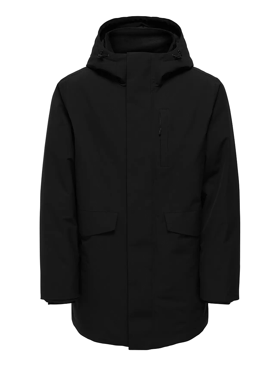 ONLY & SONS - ONSENRICO WATERPROOF STRETCH PARKA NOOS - parkad - black - 1