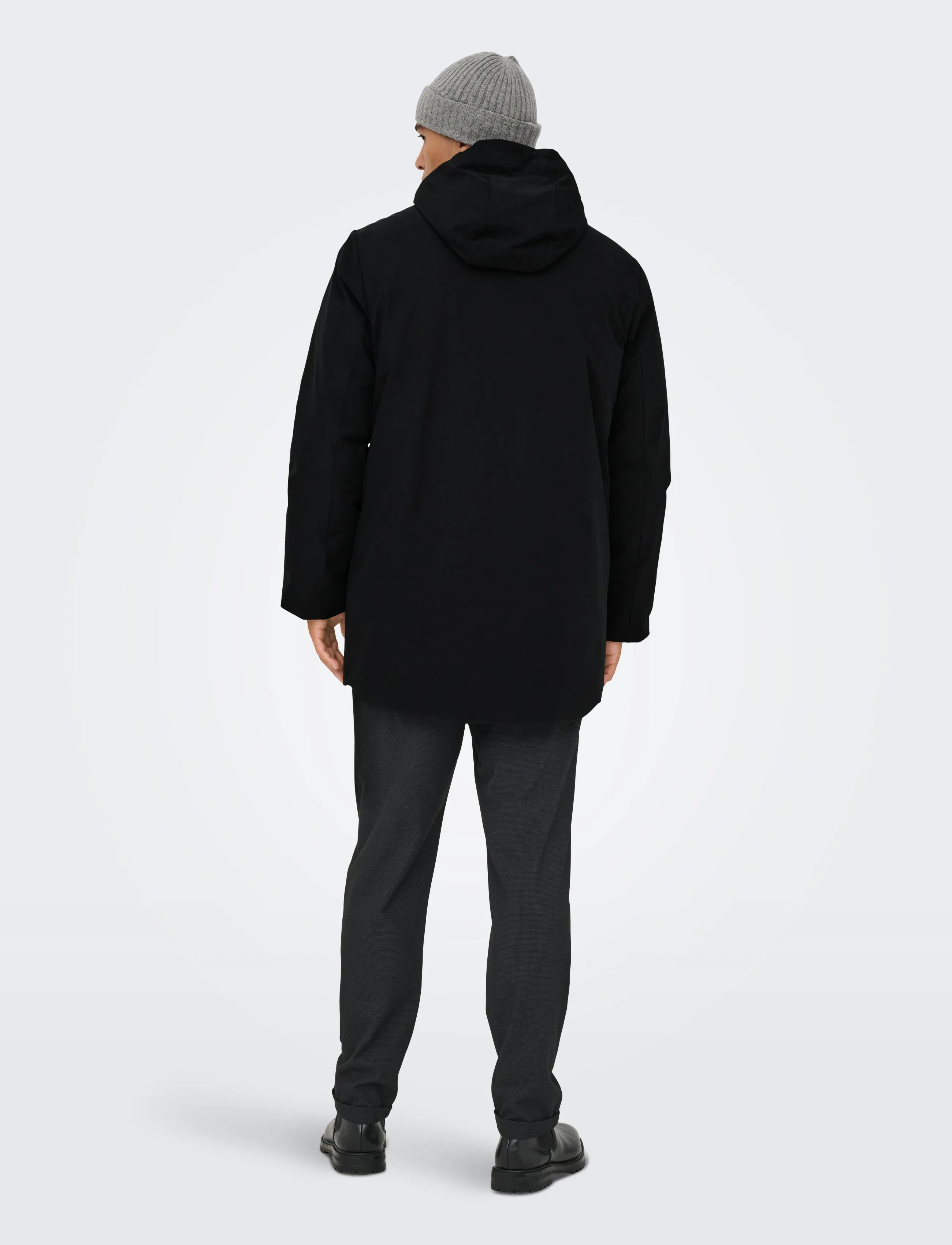 ONLY & SONS - ONSENRICO WATERPROOF STRETCH PARKA NOOS - parkad - black - 3