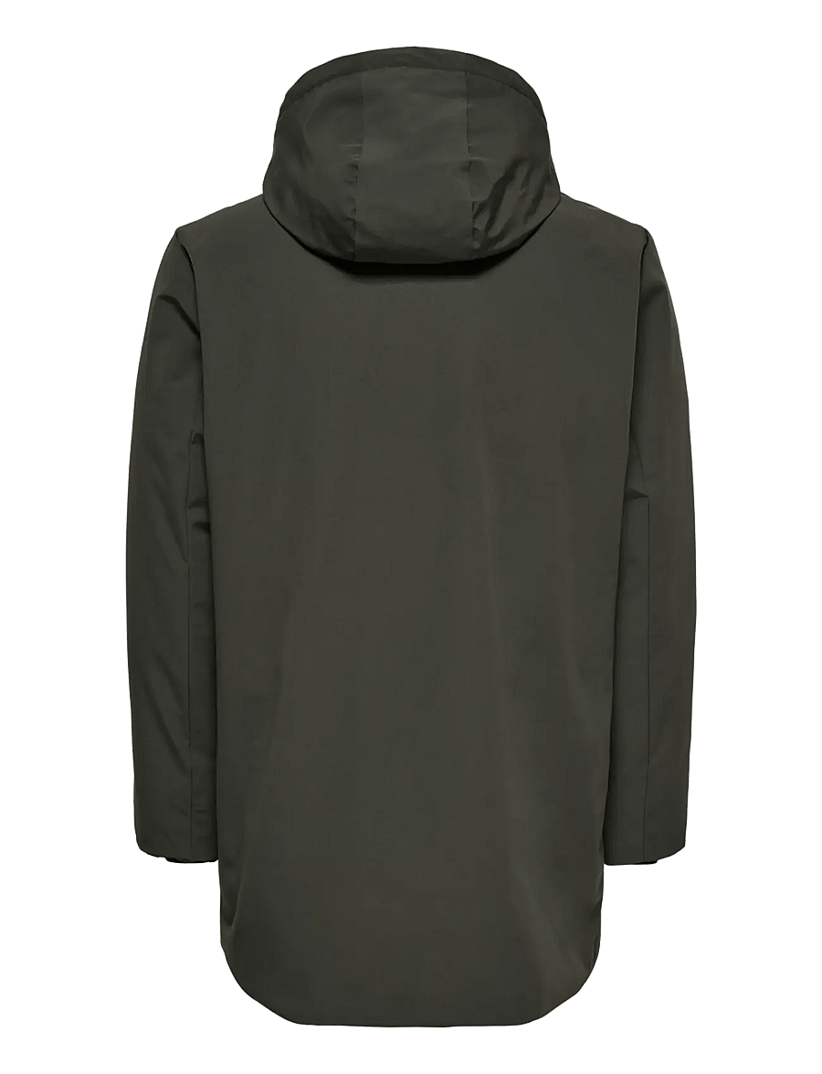 ONLY & SONS - ONSENRICO WATERPROOF STRETCH PARKA NOOS - parkas - peat - 2