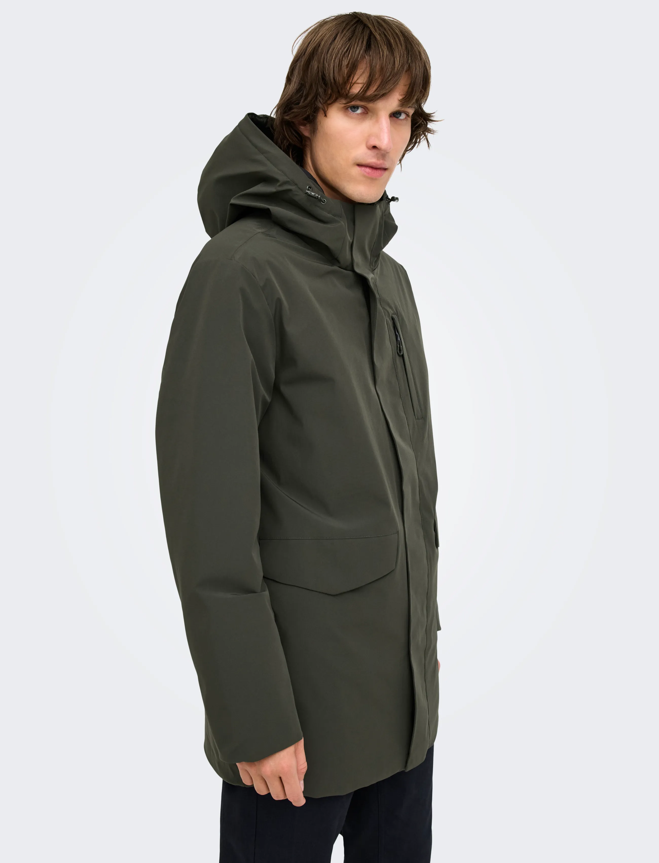 ONLY & SONS Onsenrico Waterproof Stretch Parka Noos vinterjackor herr – bild 6