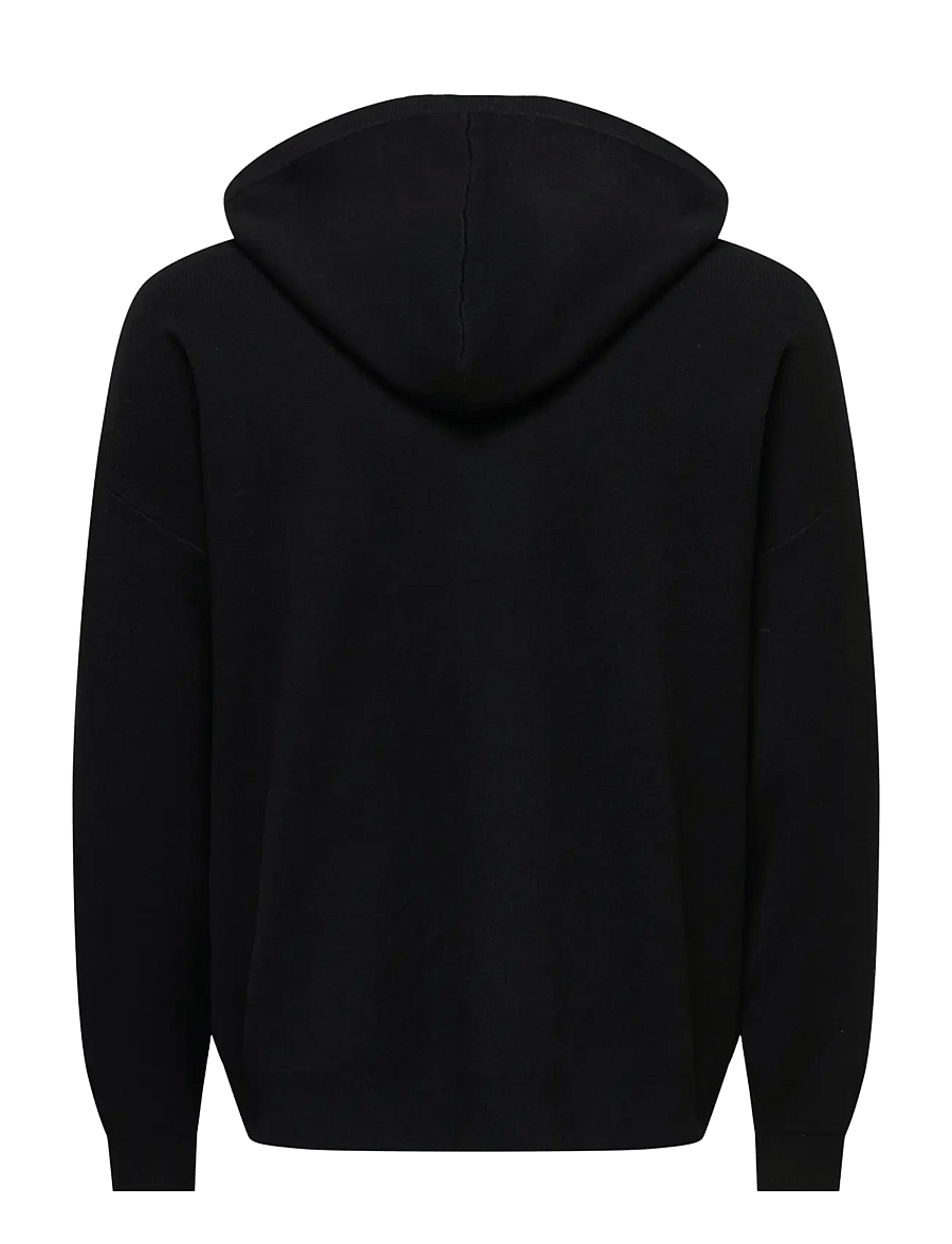 ONLY & SONS - ONSSADE OVZ LS ZIP CARDIGAN KNIT - hoodies - black - 1