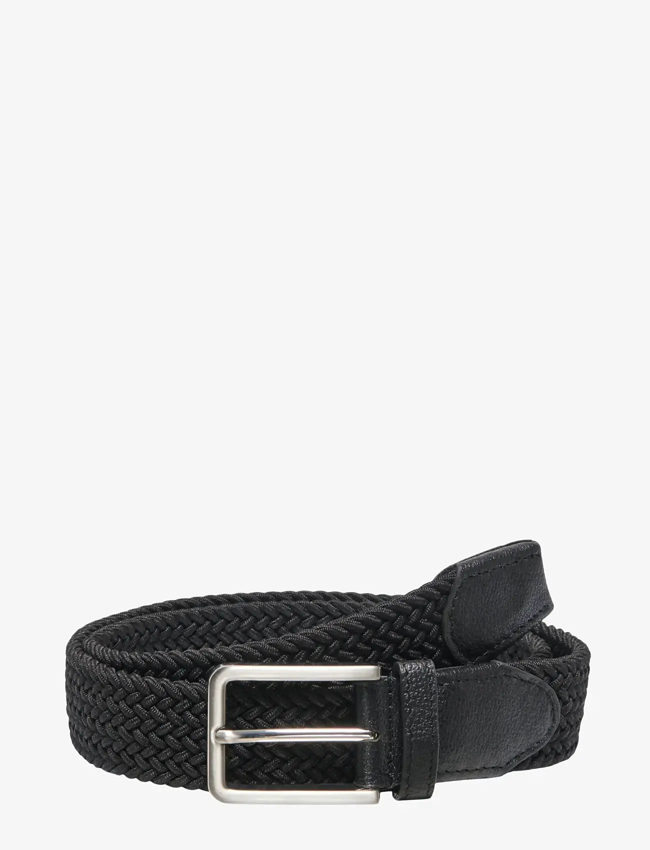 ONLY & SONS - ONSTHIBAUT SOLID BRAIDED BELT NOOS - laveste priser - black - 0