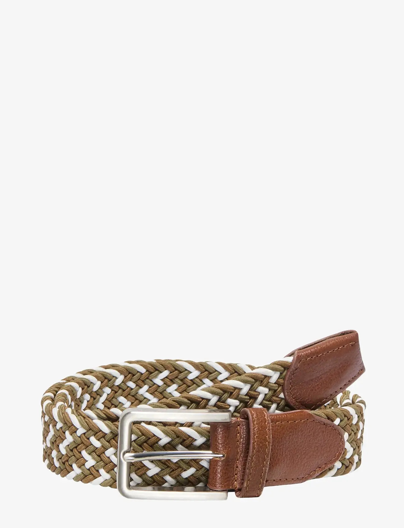 ONLY & SONS - ONSTHIBAUT MULTICOLOR BRAIDED BELT NOOS - flettede bælter - dusty olive - 0