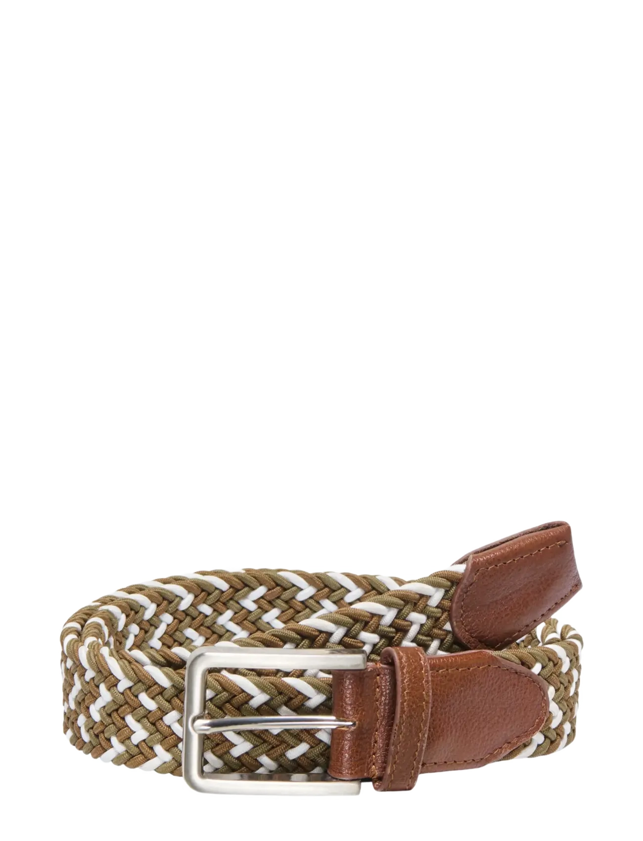ONLY & SONS ONSTHIBAUT MULTICOLOR BRAIDED BELT NOOS - Vyöt - DUSTY OLIVE / khaki/green