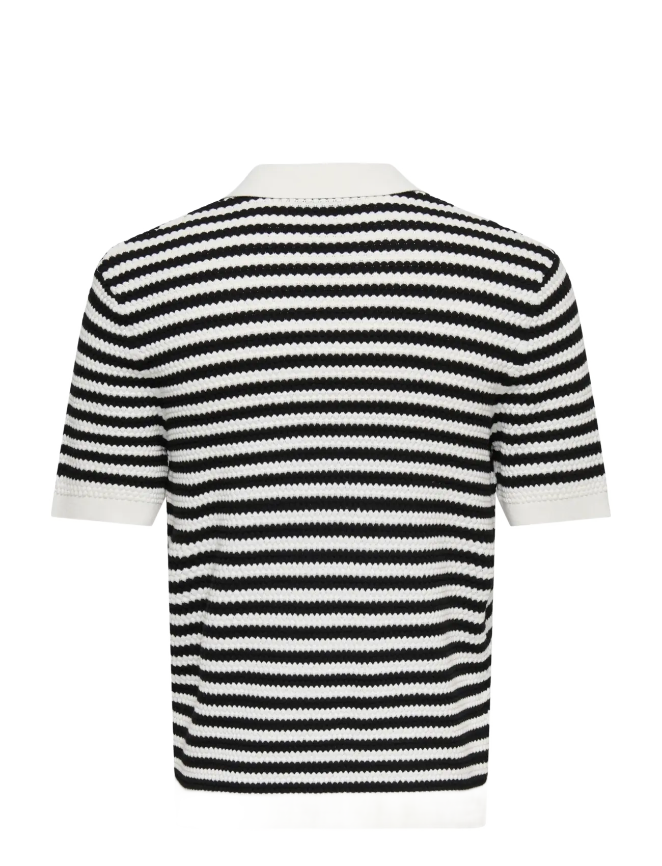 ONLY & SONS - ONSSERGE REG SS SPLIT NECK KNIT - knitted polos - egret - 2