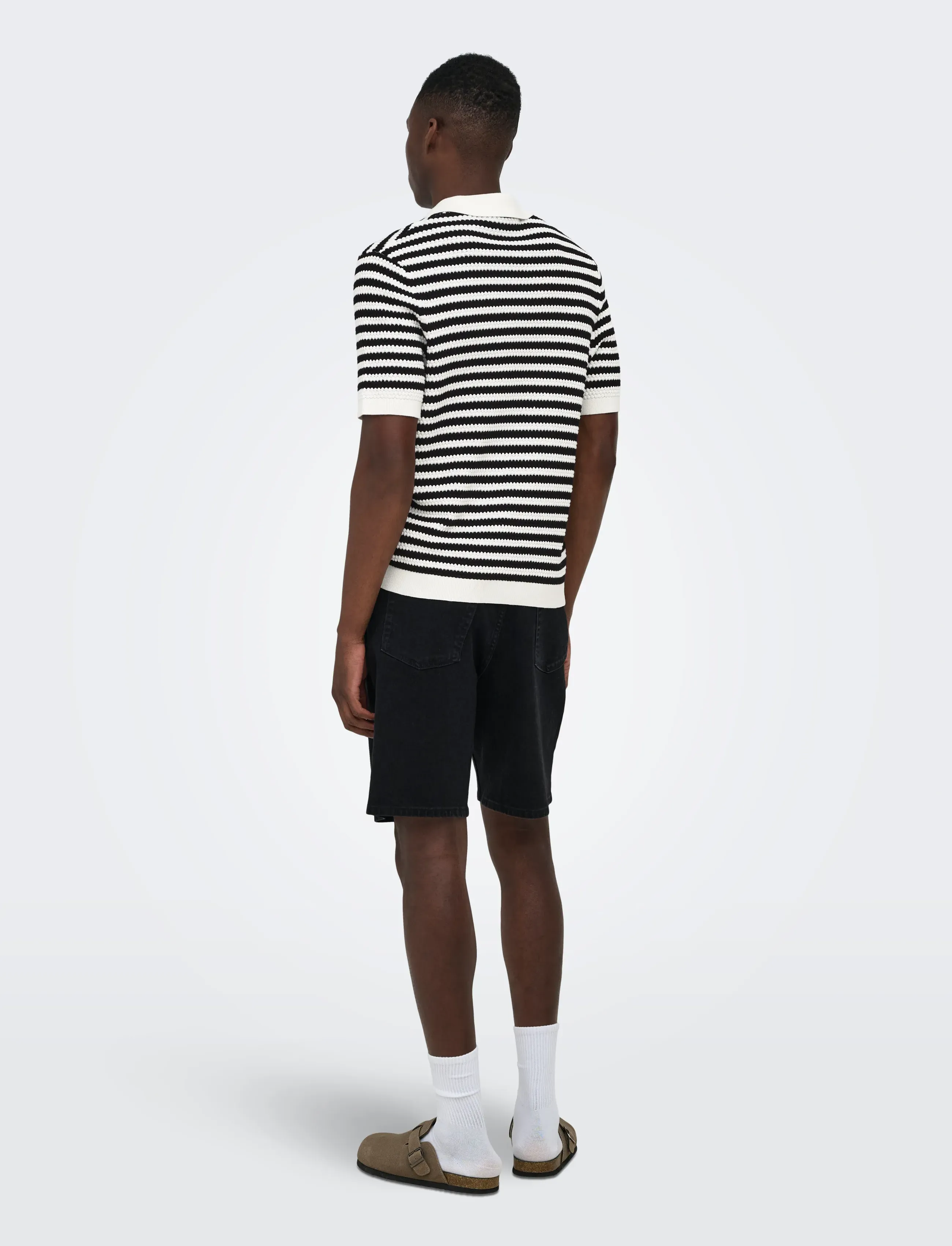Onsserge Reg Ss Split Neck Knit 2