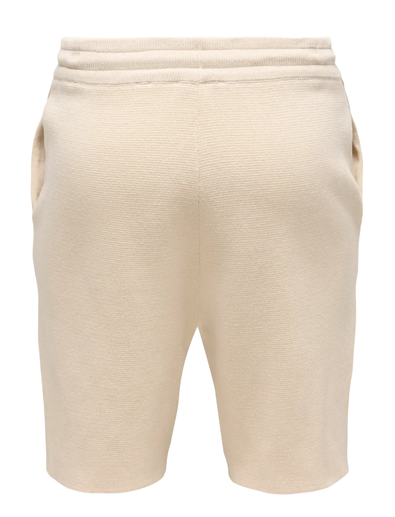 ONLY & SONS - ONSSILAS REG SHORTS KNIT - die niedrigsten preise - oatmeal - 1