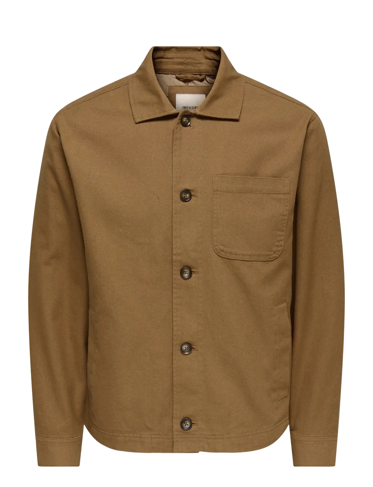 ONLY & SONS ONSRONNIE CTN JACKET OTW - ONLY & SONS - TOASTED COCONUT / brown