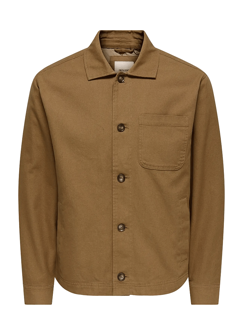 ONLY & SONS - ONSRONNIE CTN JACKET OTW - frühlingsjacken - toasted coconut - 1