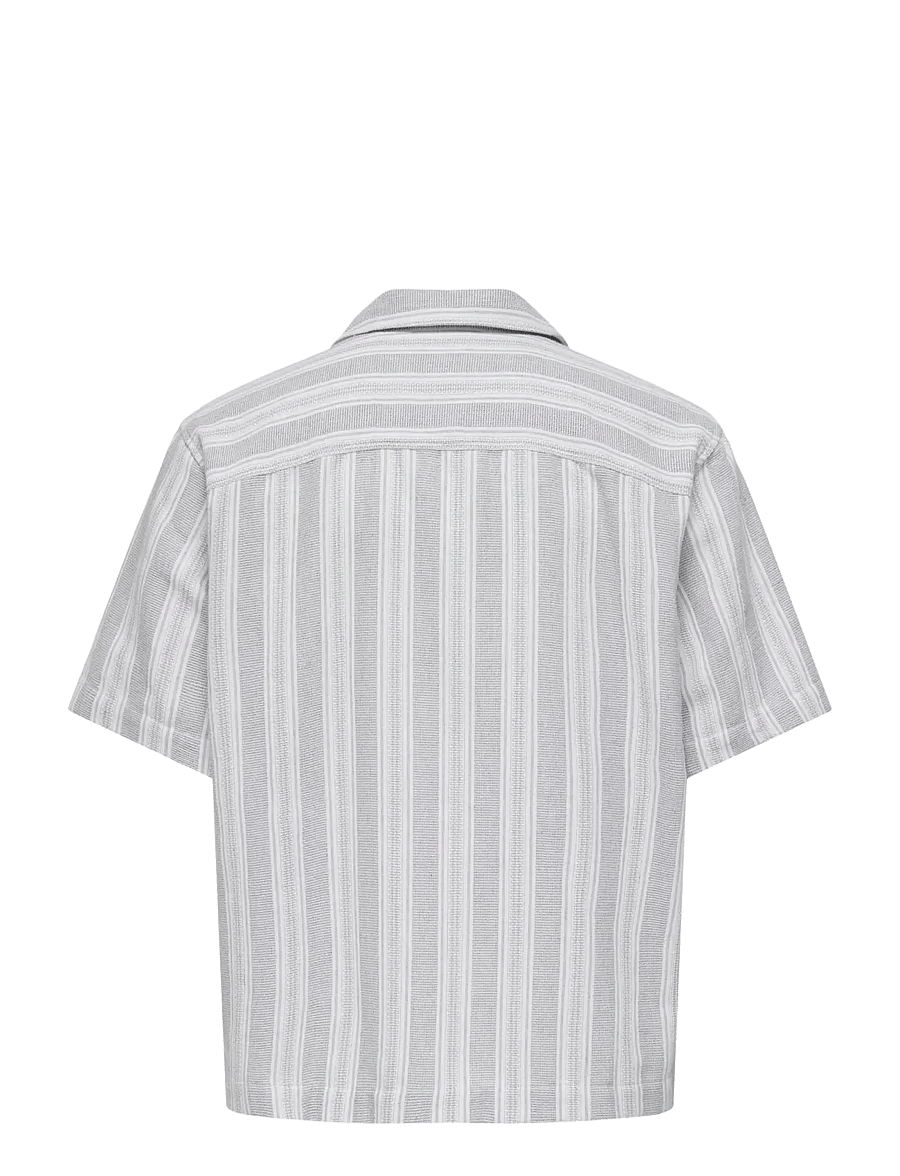 ONLY & SONS - ONSWALKER RLX RESORT SS 035 SHIRT NOOS - stribede skjorter - sedona sage - 2