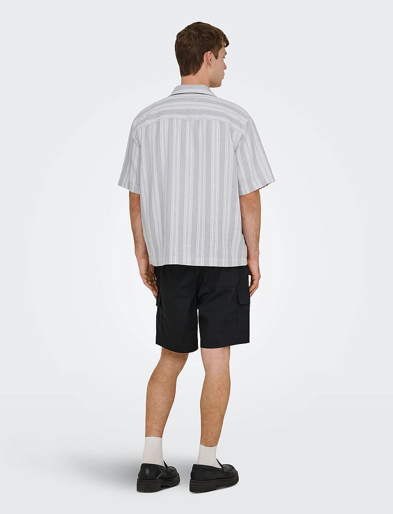 ONLY & SONS - ONSWALKER RLX RESORT SS 035 SHIRT NOOS - kortærmede skjorter - sedona sage - 3