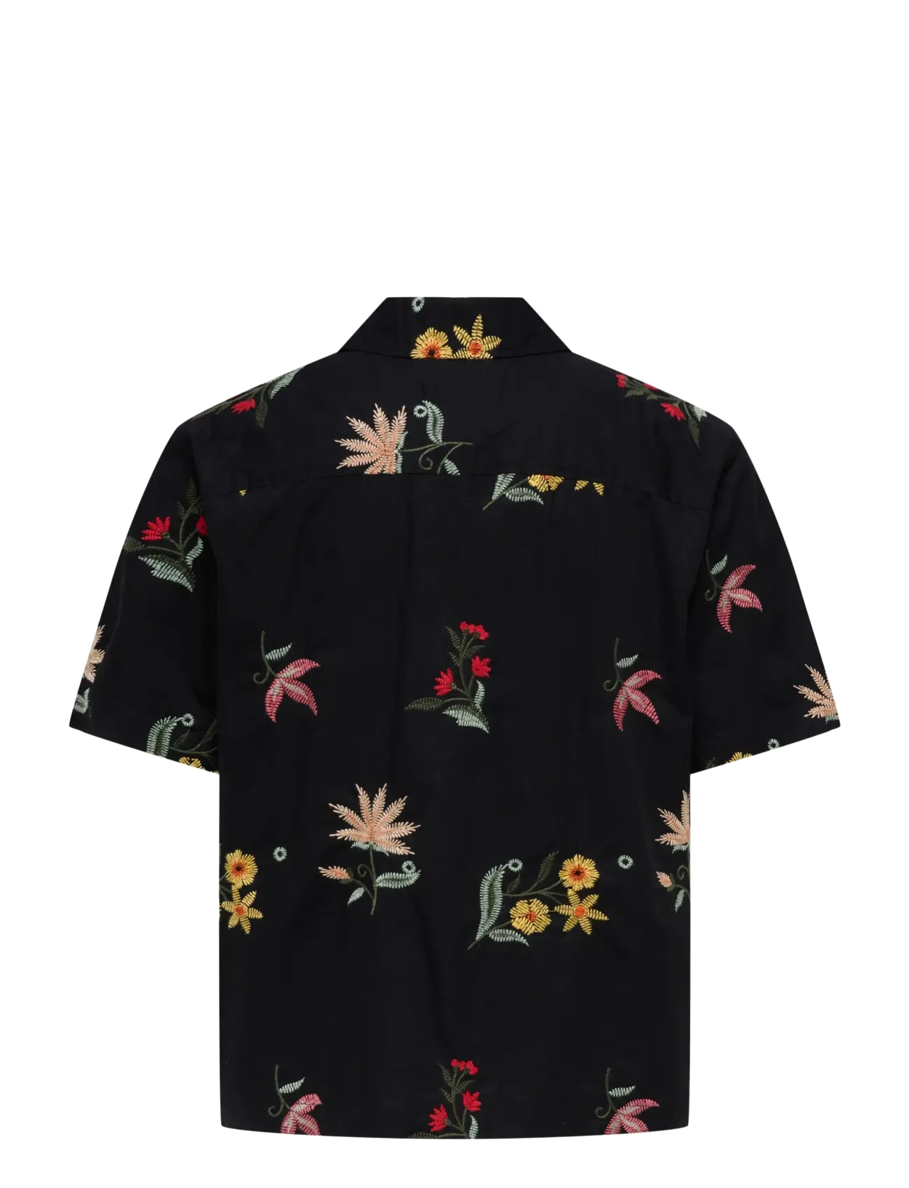 ONLY & SONS - ONSEDWARD RLX SS SHIRT - mönstrade skjortor - jet black - 1