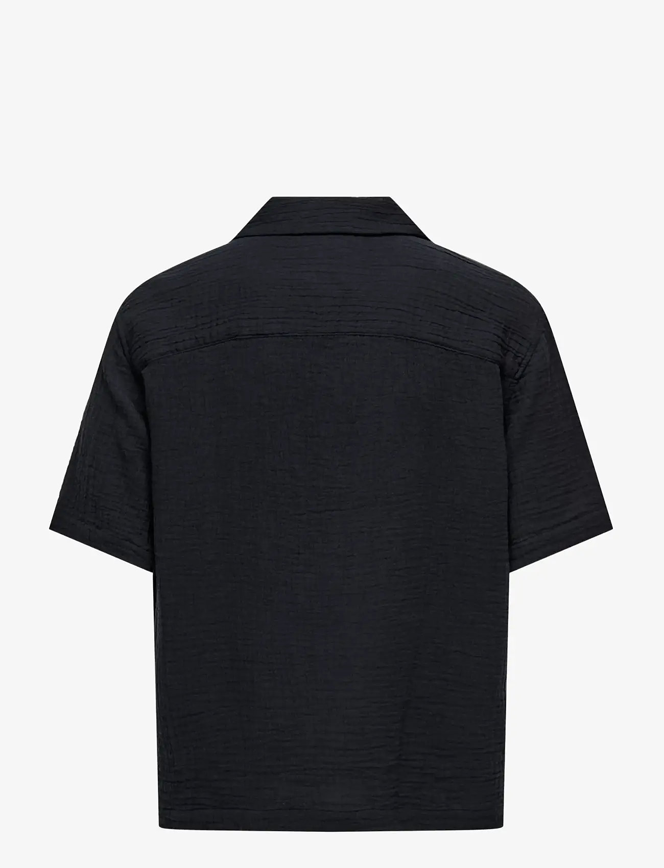 ONLY & SONS - ONSJACKSON RLX SS 014 SHIRT - kortærmede skjorter - black - 1
