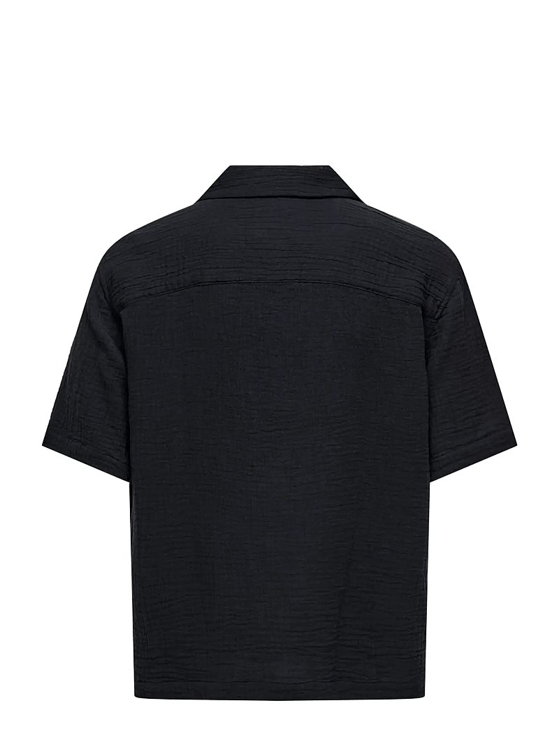 ONLY & SONS - ONSJACKSON RLX SS 014 SHIRT - kortærmede skjorter - black - 1