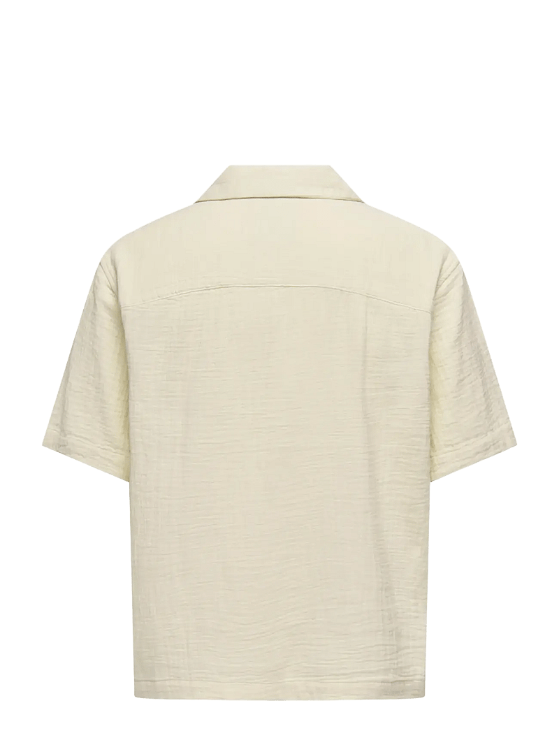 ONLY & SONS - ONSJACKSON RLX SS 014 SHIRT - kurzarmhemden - bone white - 2