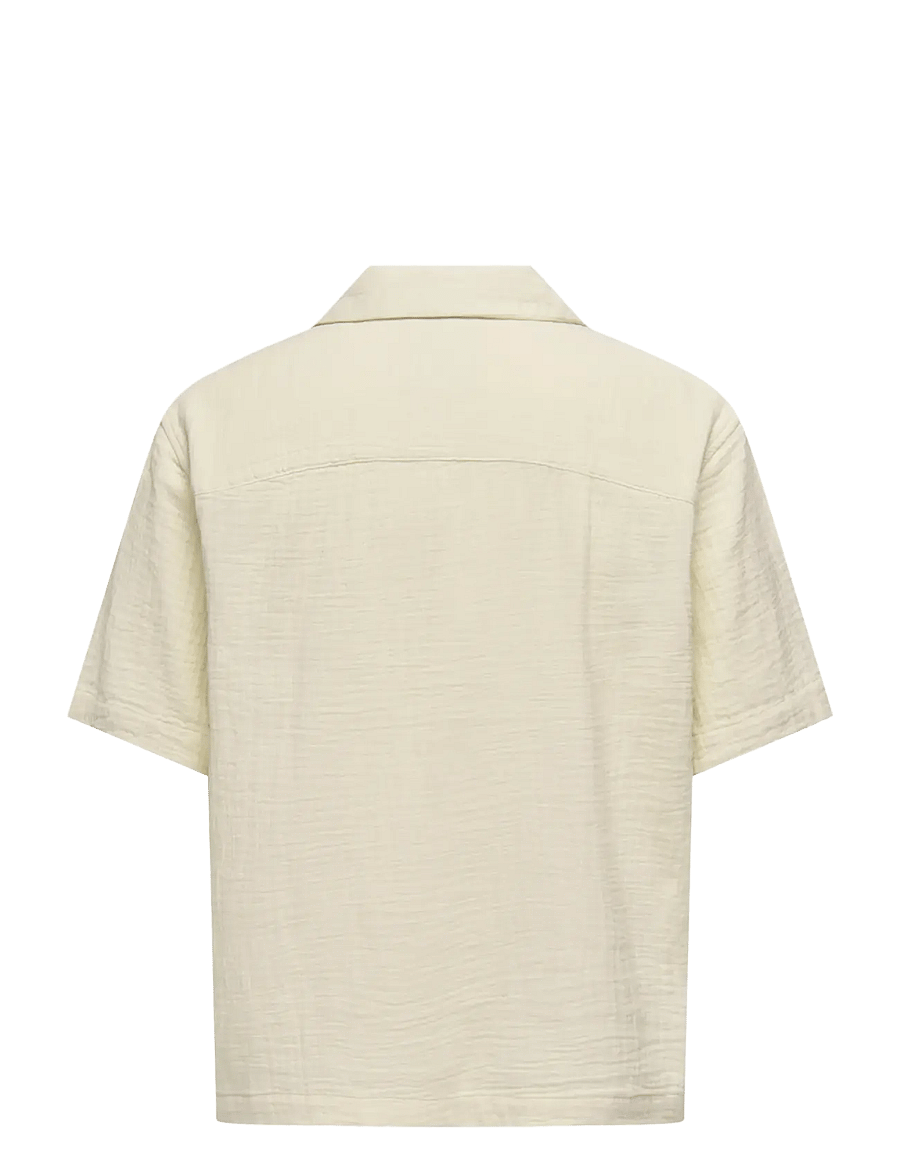 ONLY & SONS - ONSJACKSON RLX SS 014 SHIRT - kortärmade skjortor - bone white - 2