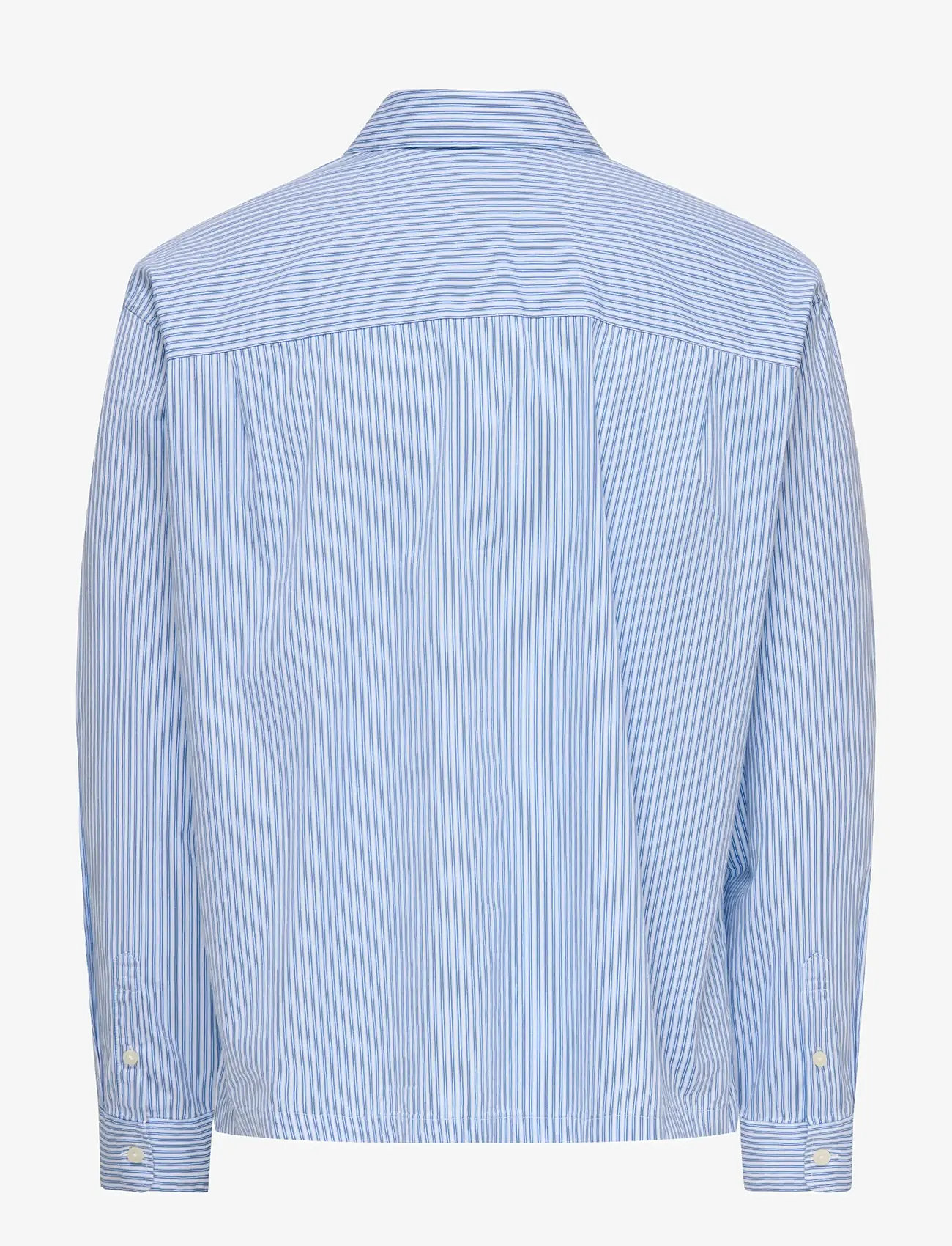 ONLY & SONS - ONSOPALINE RELAX LS SHIRT FRML - stribede skjorter - bright white - 2