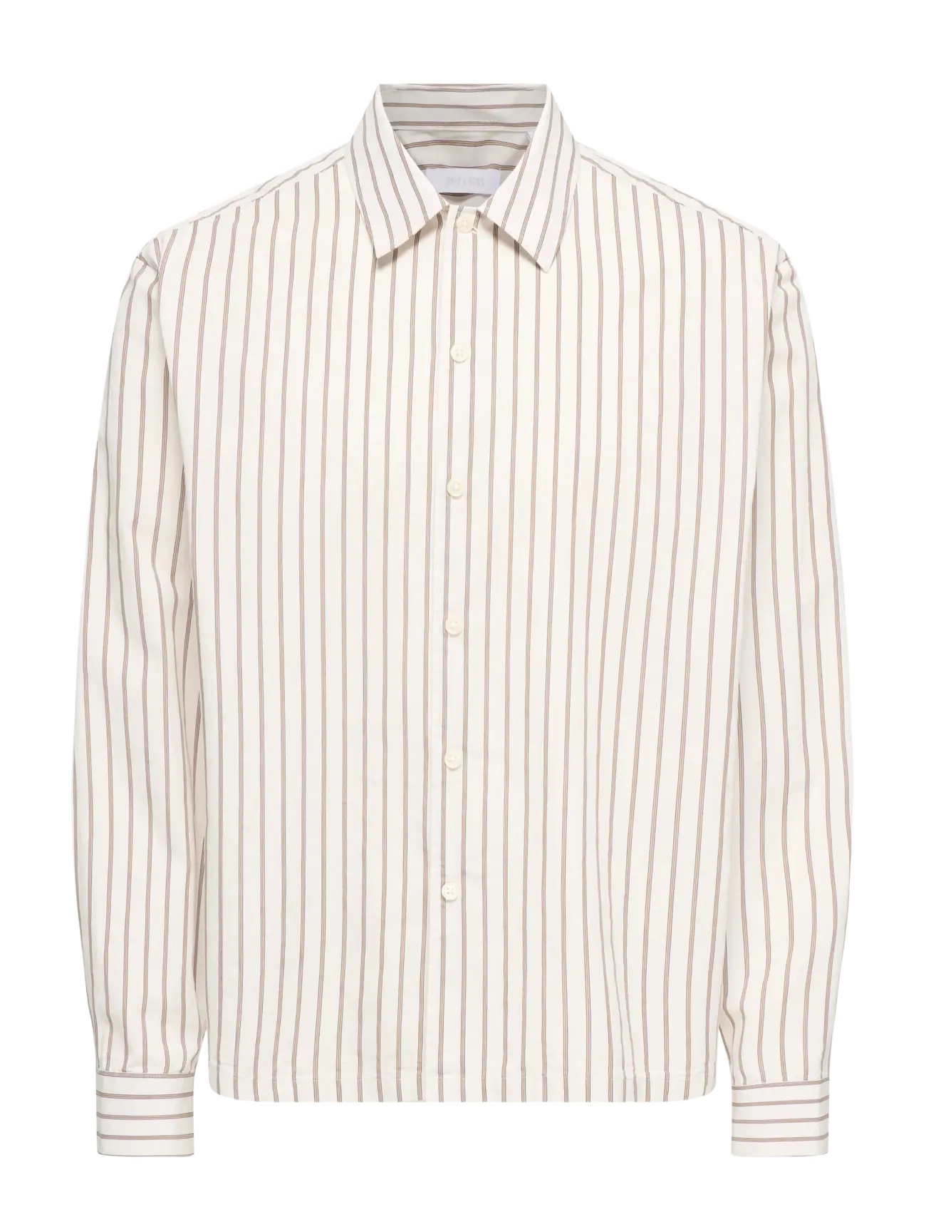 ONLY & SONS ONSOPALINE RELAX LS SHIRT FRML - Gestreifte Hemden - EGRET / cream