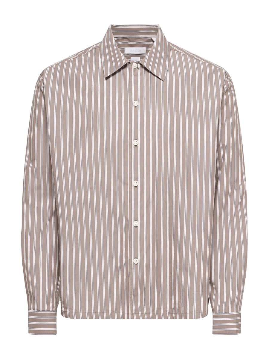ONLY & SONS - ONSOPALINE RELAX LS SHIRT FRML - gestreifte hemden - falcon - 0