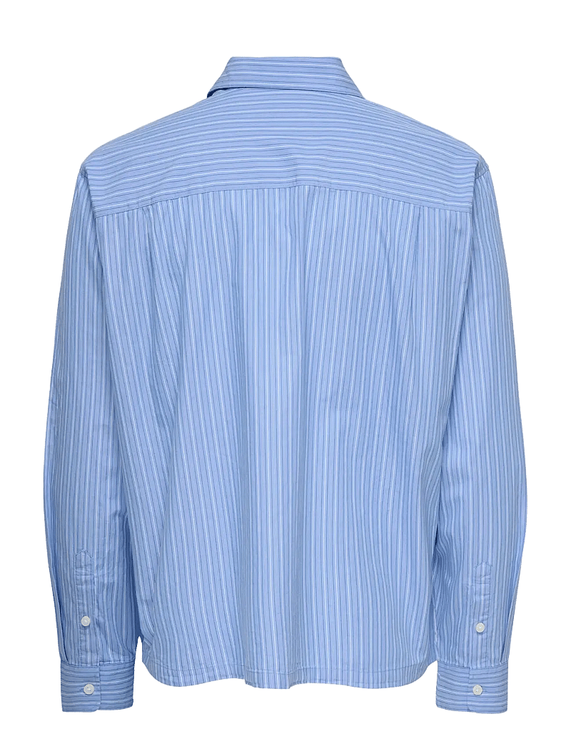 ONLY & SONS - ONSOPALINE RELAX LS SHIRT FRML - gestreifte hemden - skyway - 1