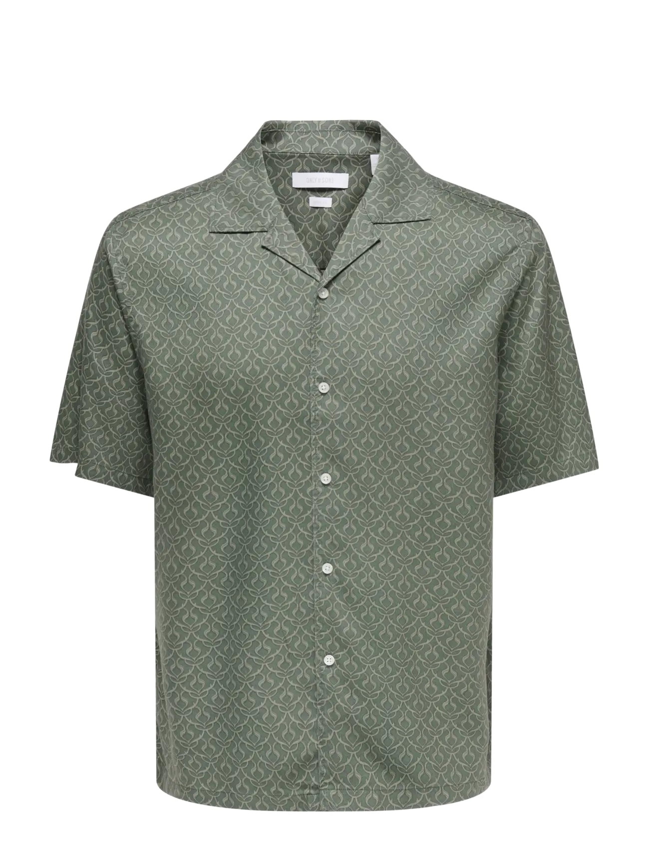 ONLY & SONS Onsperu Relax Ss Shirt Frml Grün - L - Herren