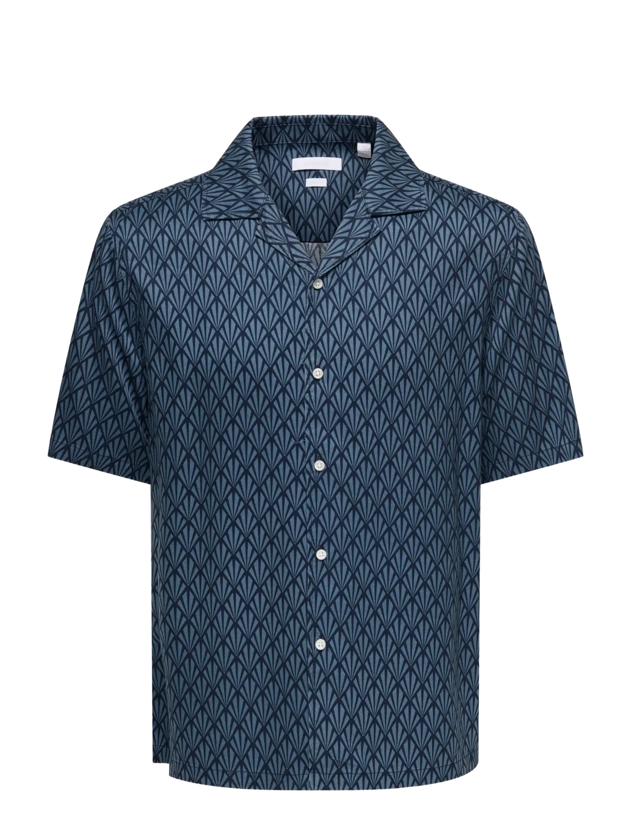 ONLY & SONS ONSPERU RELAX SS SHIRT FRML - 4 for 3 - CHINA BLUE / navy