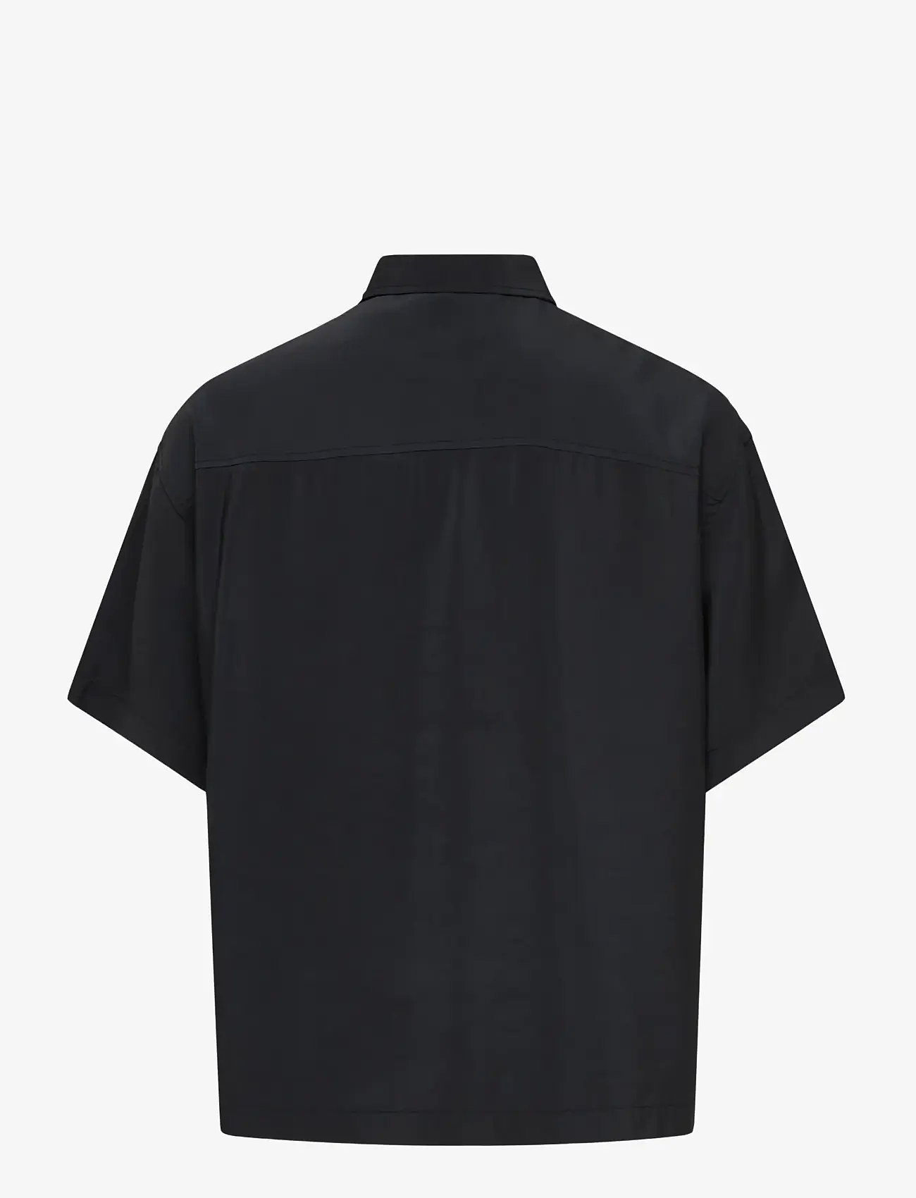 ONLY & SONS - ONSFADE LOOSE MODAL BLEND 0589 SHIRT - short-sleeved shirts - jet black - 1