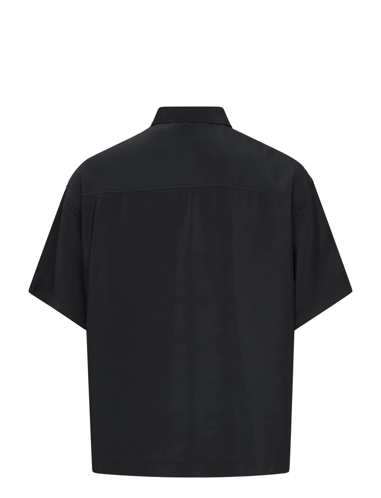 ONLY & SONS - ONSFADE LOOSE MODAL BLEND 0589 SHIRT - kortærmede skjorter - jet black - 1