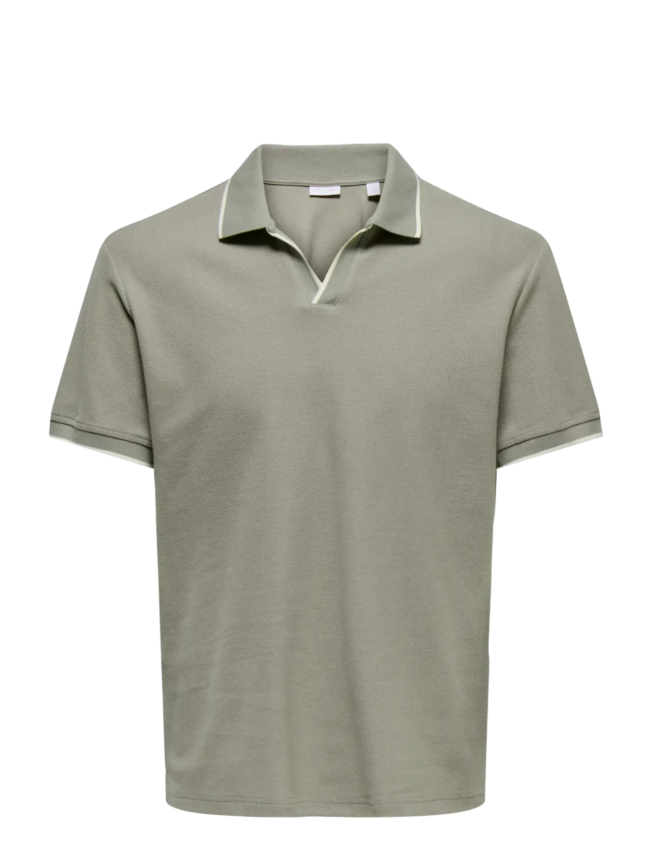 ONLY & SONS ONSASTON REG SS FRML RESORT POLO - ONLY & SONS - LAUREL OAK / khaki/green