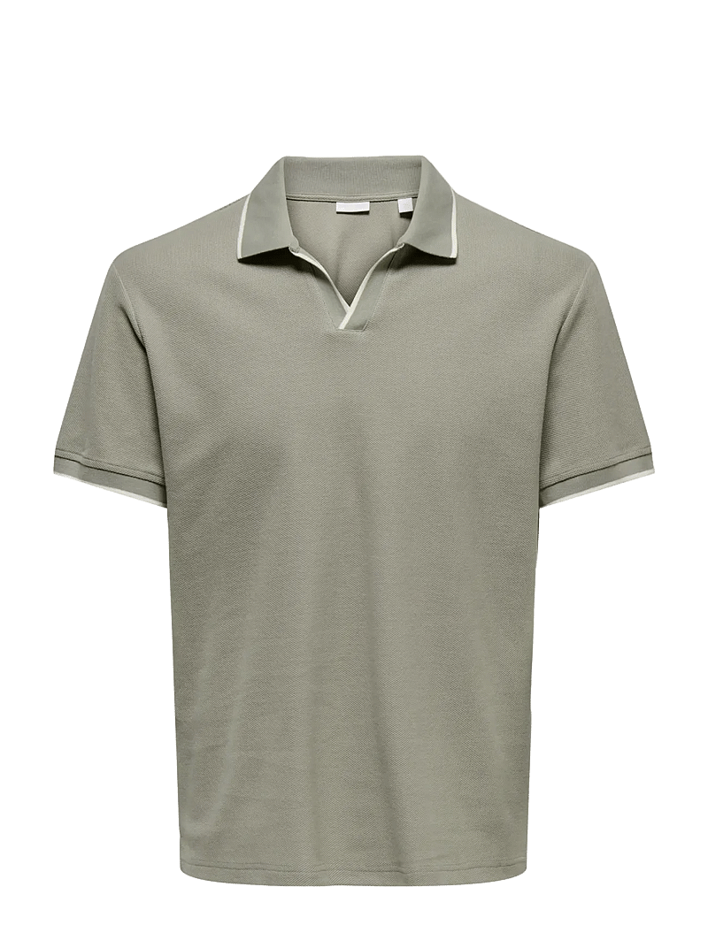 ONLY & SONS - ONSASTON REG SS FRML RESORT POLO - kurzärmelig - laurel oak - 1