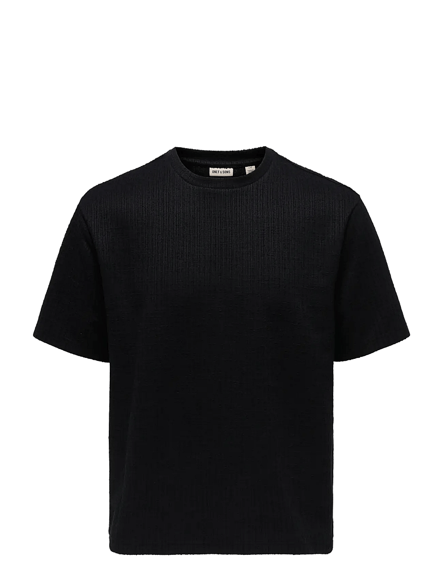 ONLY & SONS - ONSANDRE RLX SS TEE - kurzärmelig - black - 0