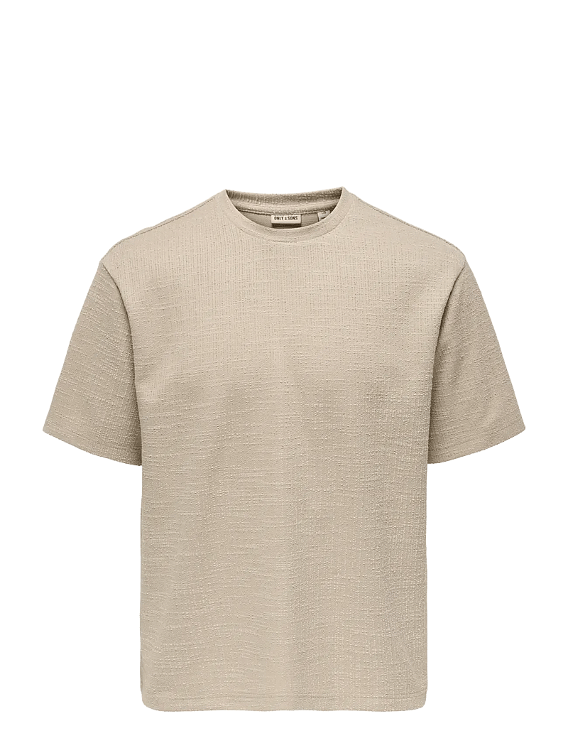 ONLY & SONS - ONSANDRE RLX SS TEE - kurzärmelig - silver lining - 0
