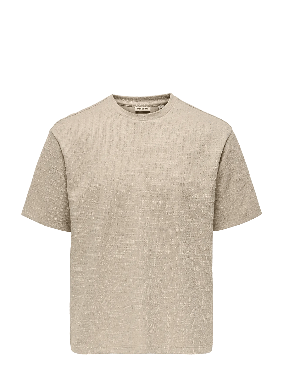 ONLY & SONS - ONSANDRE RLX SS TEE - kurzärmelig - silver lining - 0
