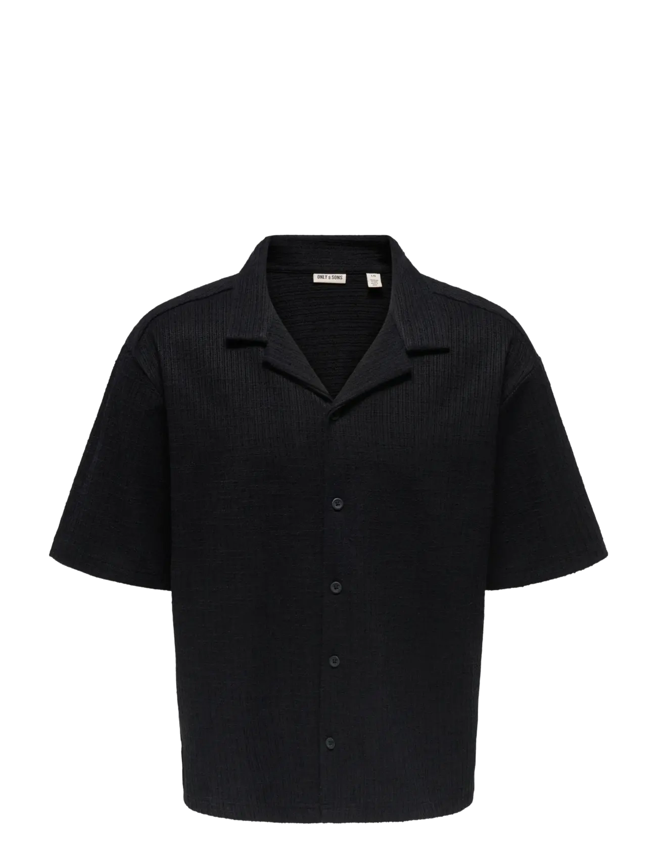 ONLY & SONS ONSANDRE RLX SS SHIRT - Kläder - BLACK / black