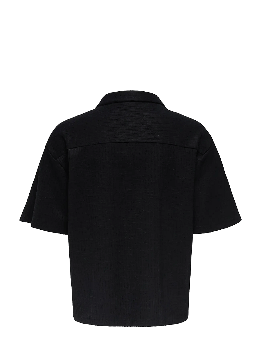 ONLY & SONS - ONSANDRE RLX SS SHIRT - kortärmade skjortor - black - 1