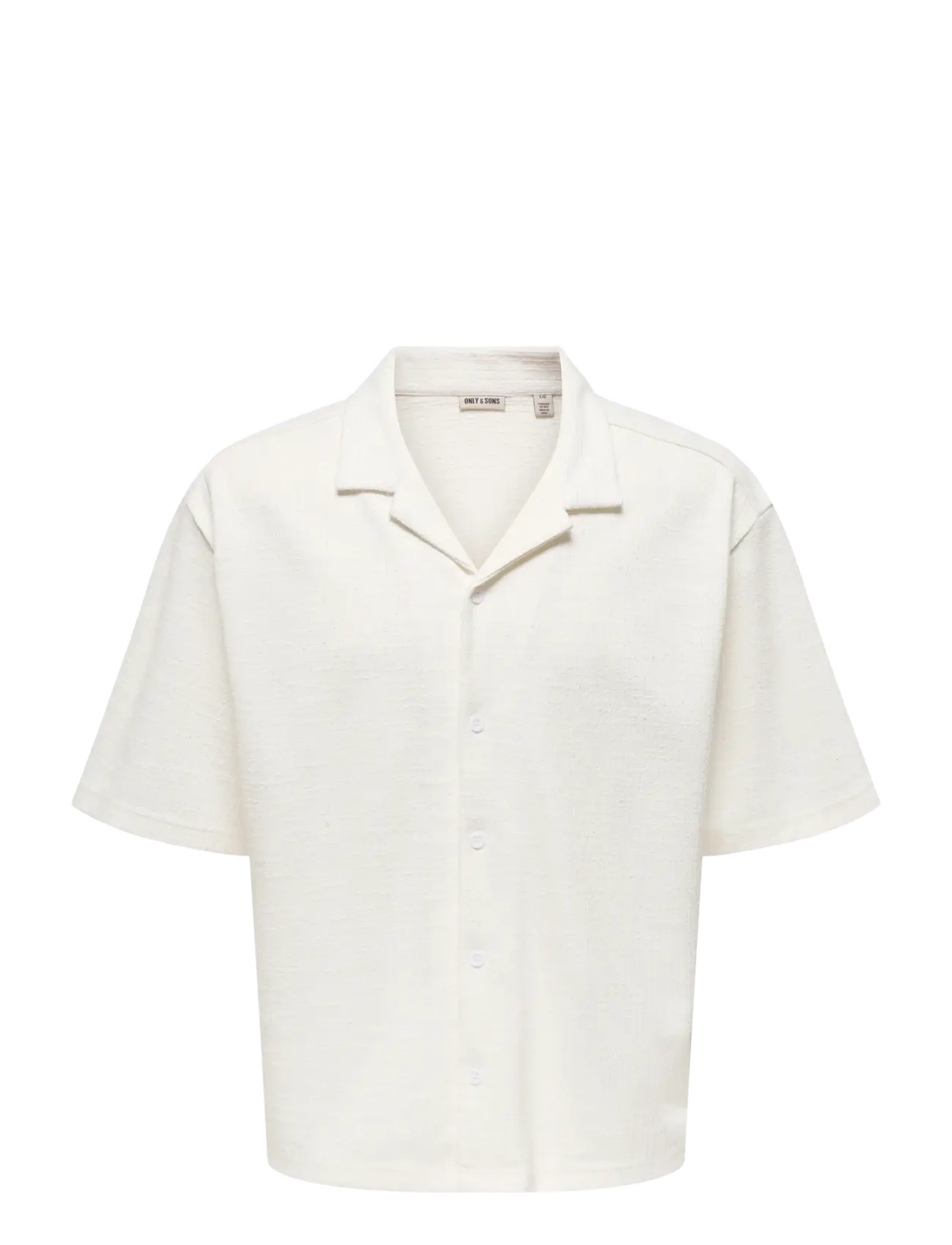ONLY & SONS ONSANDRE RLX SS SHIRT - ONLY & SONS - CLOUD DANCER / white