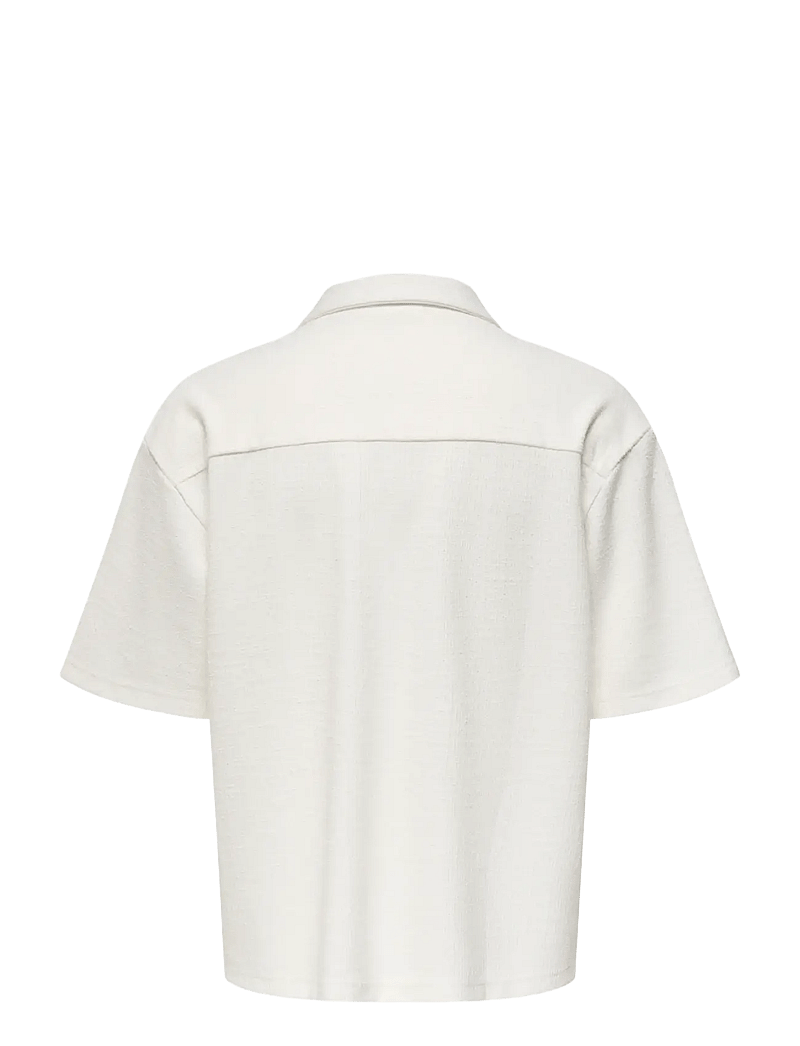 ONLY & SONS - ONSANDRE RLX SS SHIRT - kortærmede skjorter - cloud dancer - 1