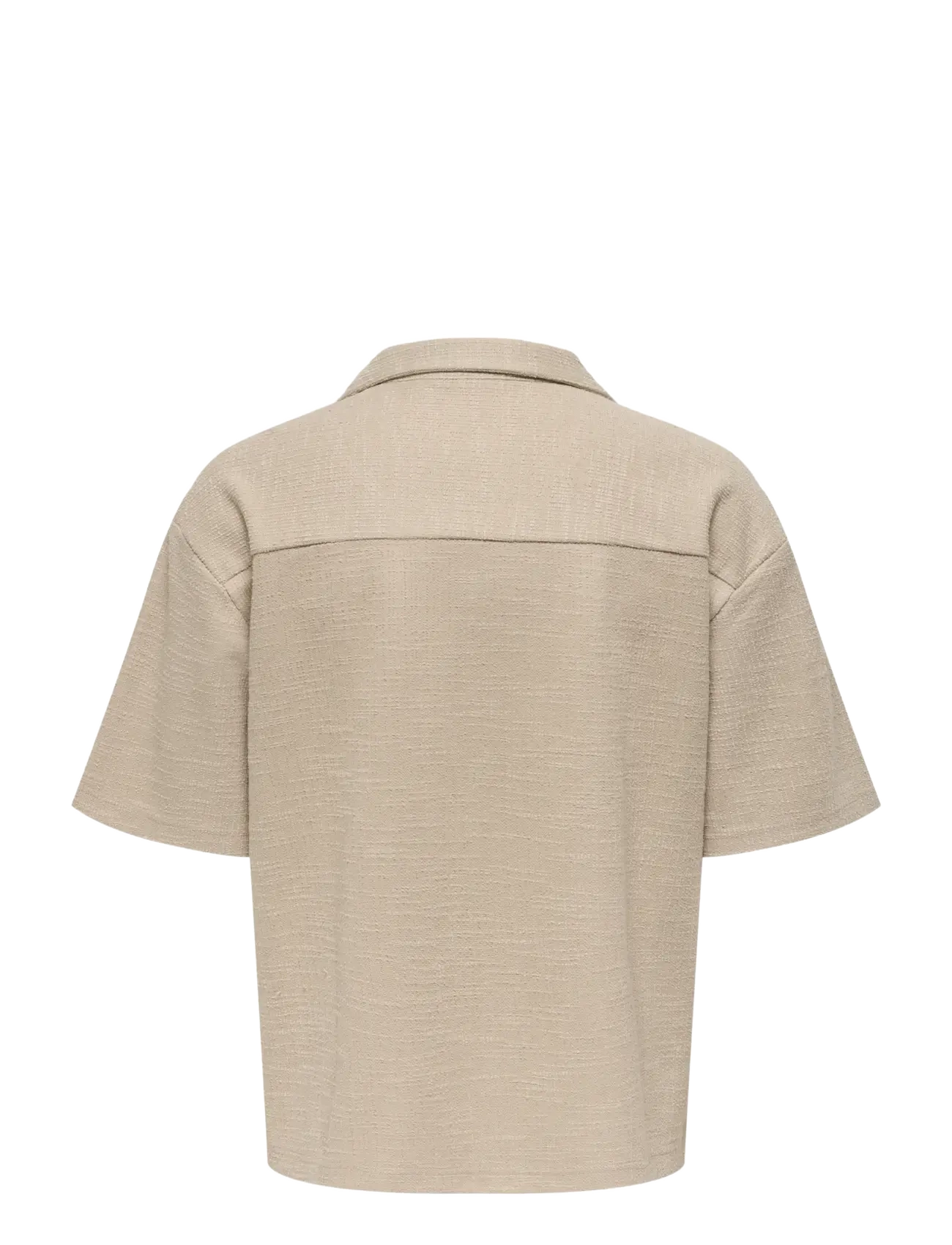 ONLY & SONS - ONSANDRE RLX SS SHIRT - kurzarmhemden - silver lining - 1