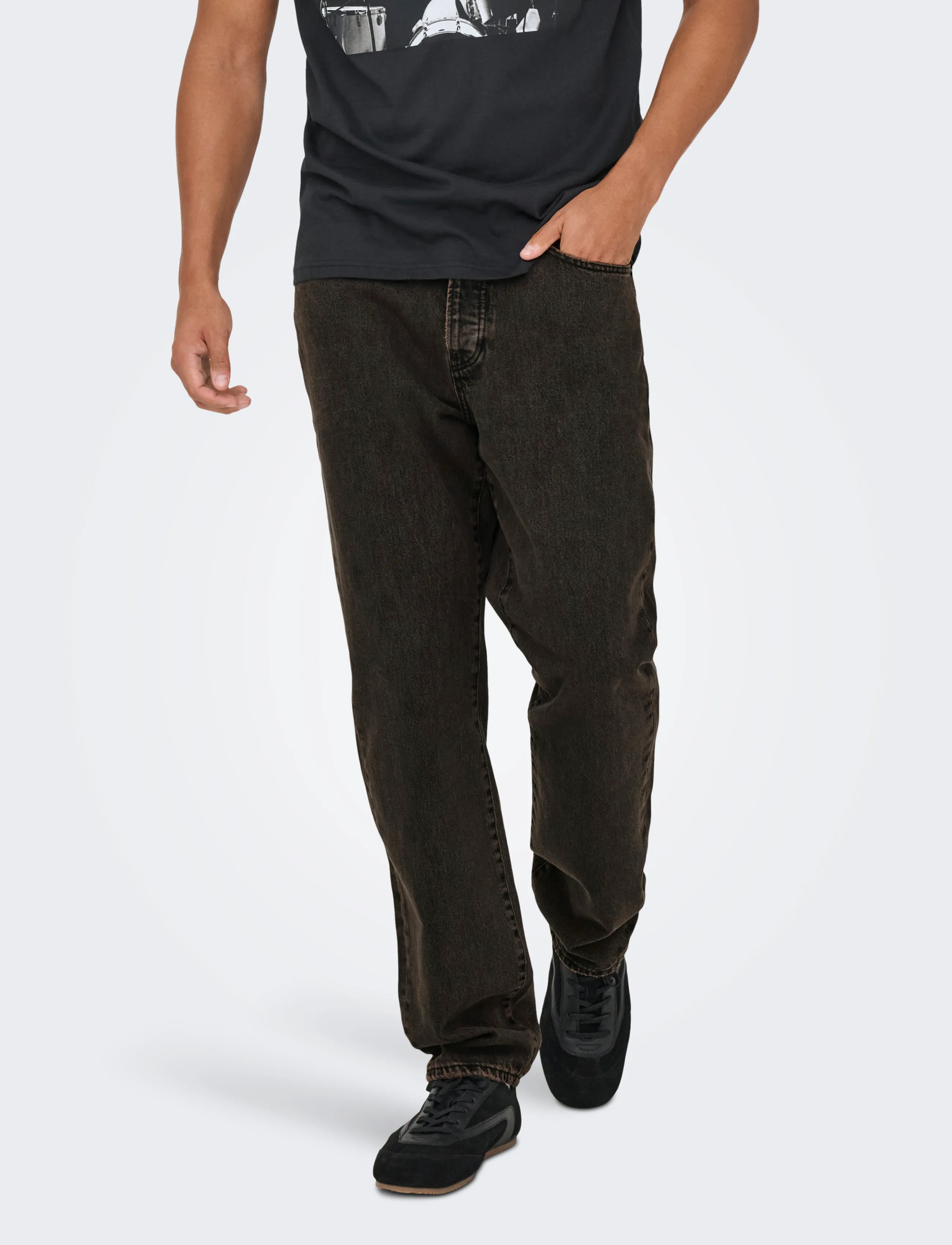 Onsedge Straight Brown 7462 Tai Dnm Noos