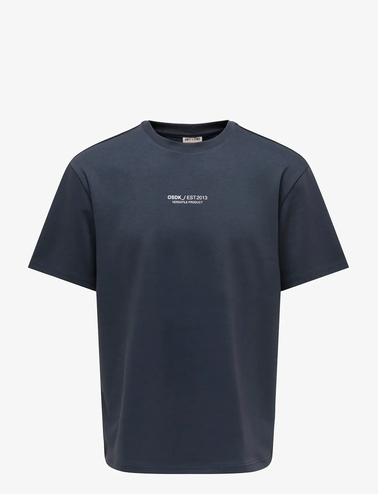 ONLY & SONS - ONSCASPIAN AIRFLEX PROCESS BOXY SS TEE - laveste priser - blue nights - 0