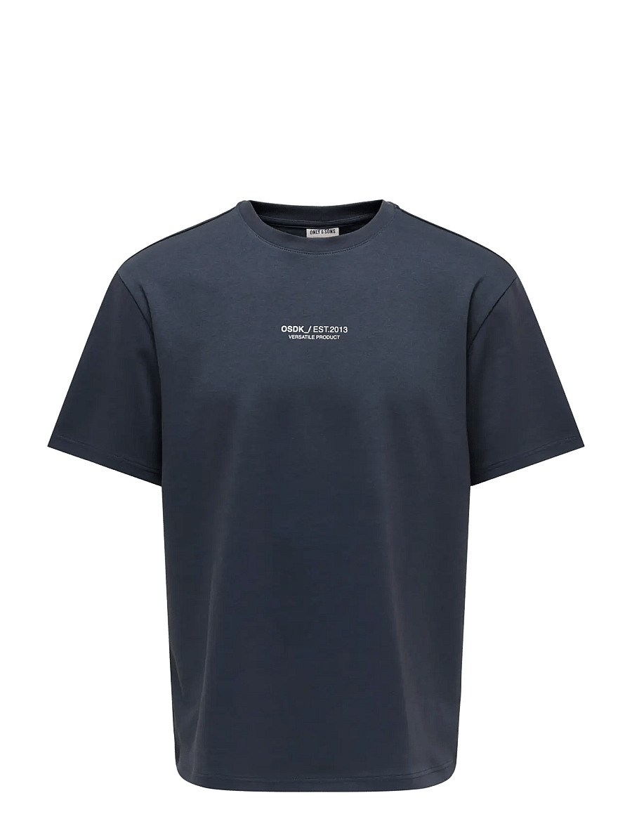 ONLY & SONS - ONSCASPIAN AIRFLEX PROCESS BOXY SS TEE - kurzärmelig - blue nights - 0