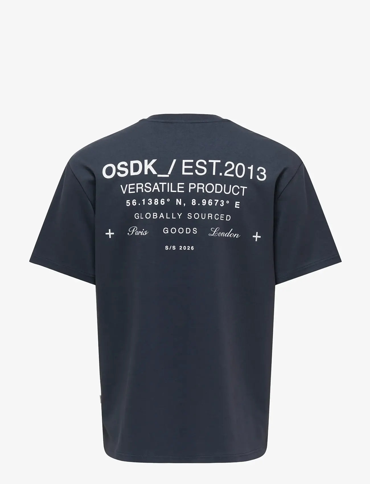 ONLY & SONS - ONSCASPIAN AIRFLEX PROCESS BOXY SS TEE - laveste priser - blue nights - 1