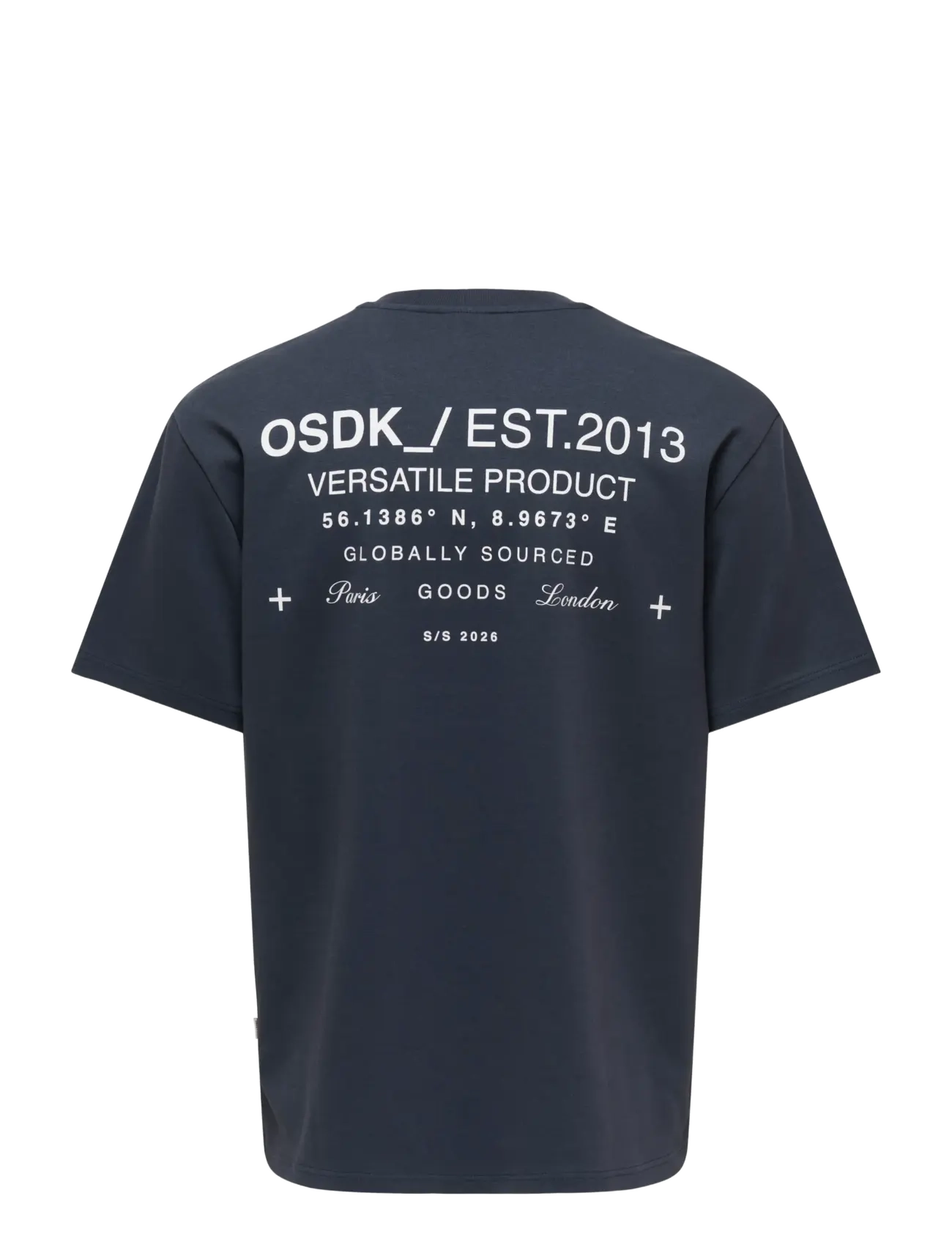 ONLY & SONS - ONSCASPIAN AIRFLEX PROCESS BOXY SS TEE - laveste priser - blue nights - 1