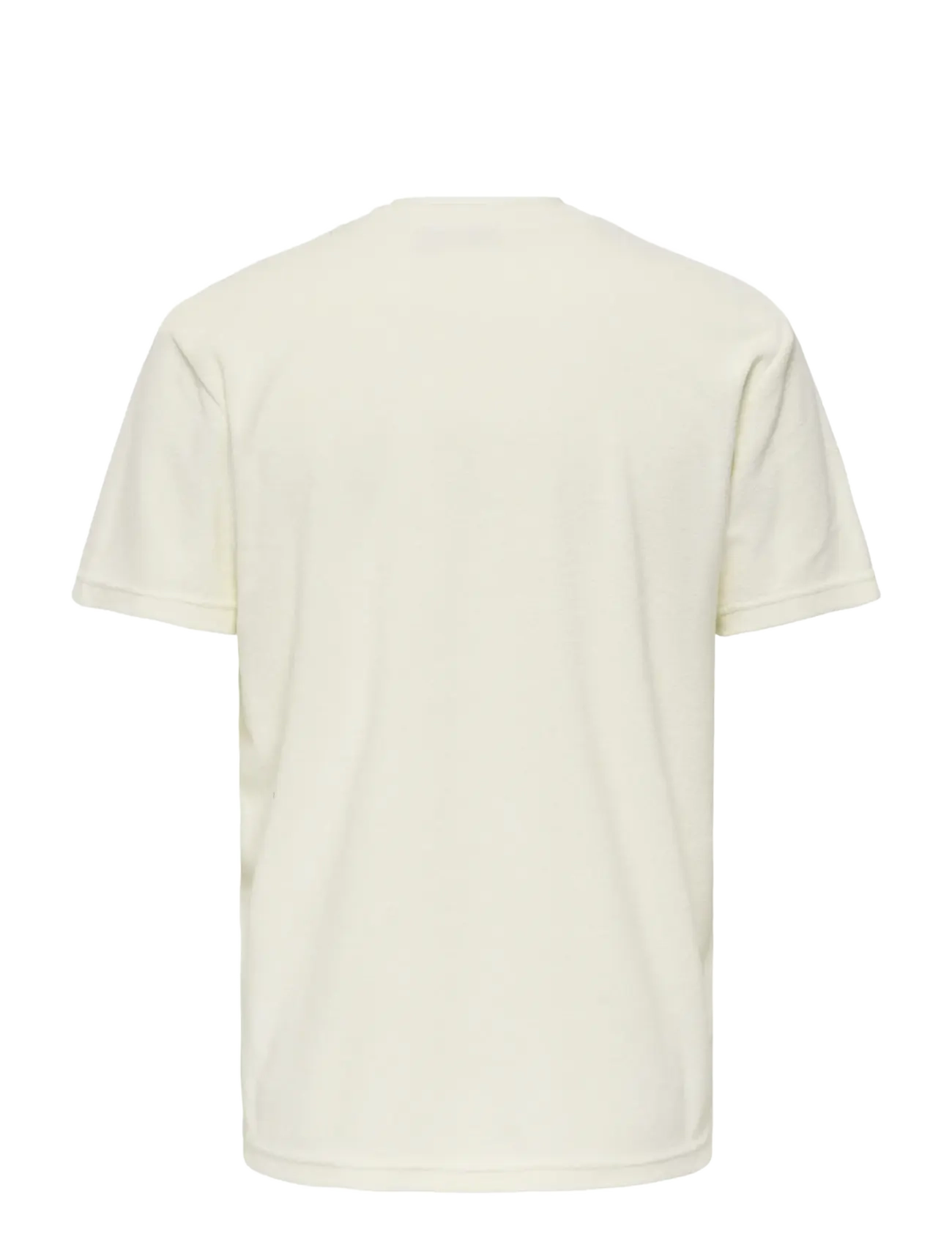 ONLY & SONS - ONSTELLAS REG SS FROTTE TEE - kortärmade t-shirts - egret - 1