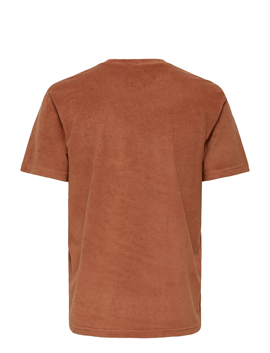ONLY & SONS - ONSTELLAS REG SS FROTTE TEE - kurzärmelig - rustic brown - 2