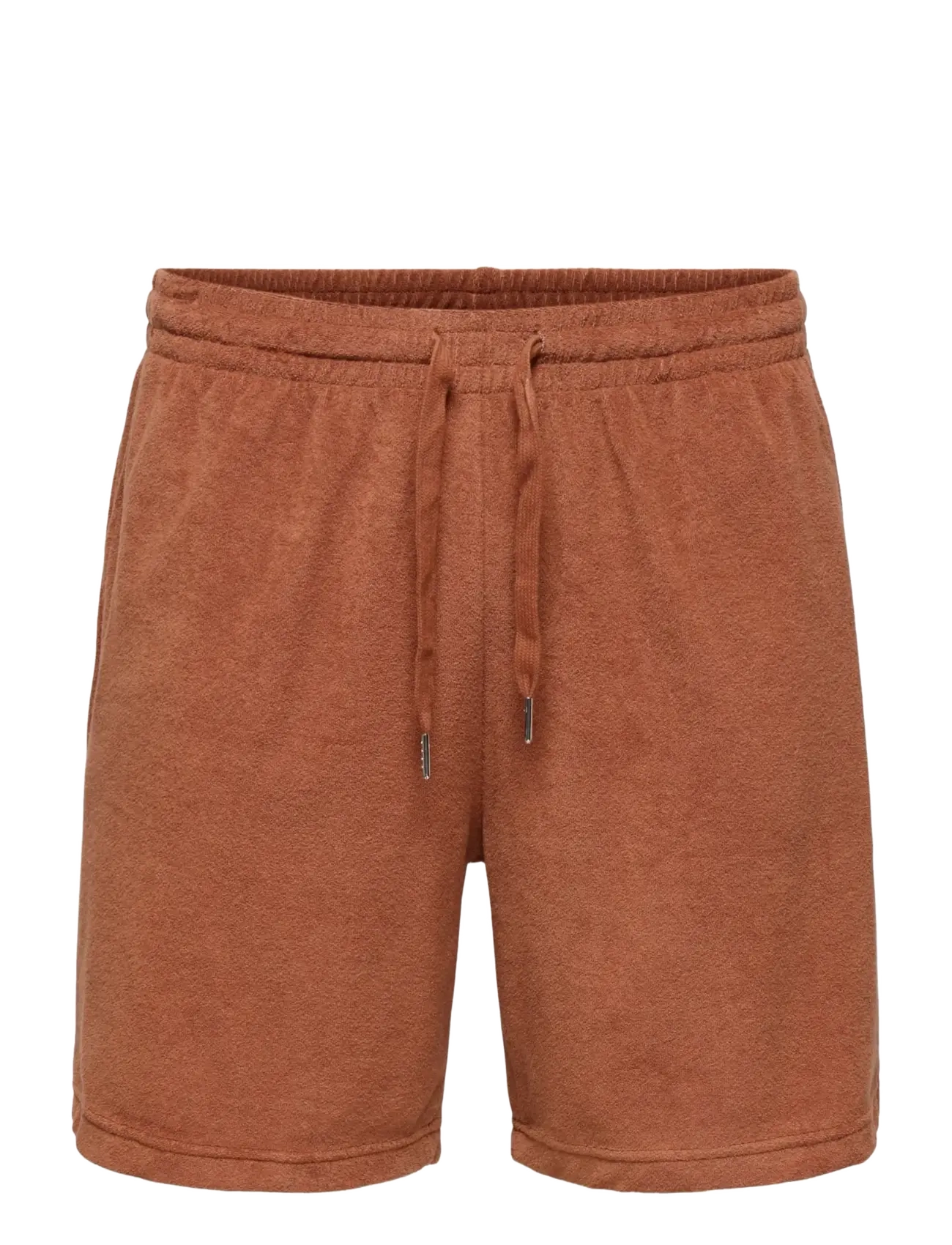 ONLY & SONS ONSTELLAS REG SHORTS - Shorts - RUSTIC BROWN / brown