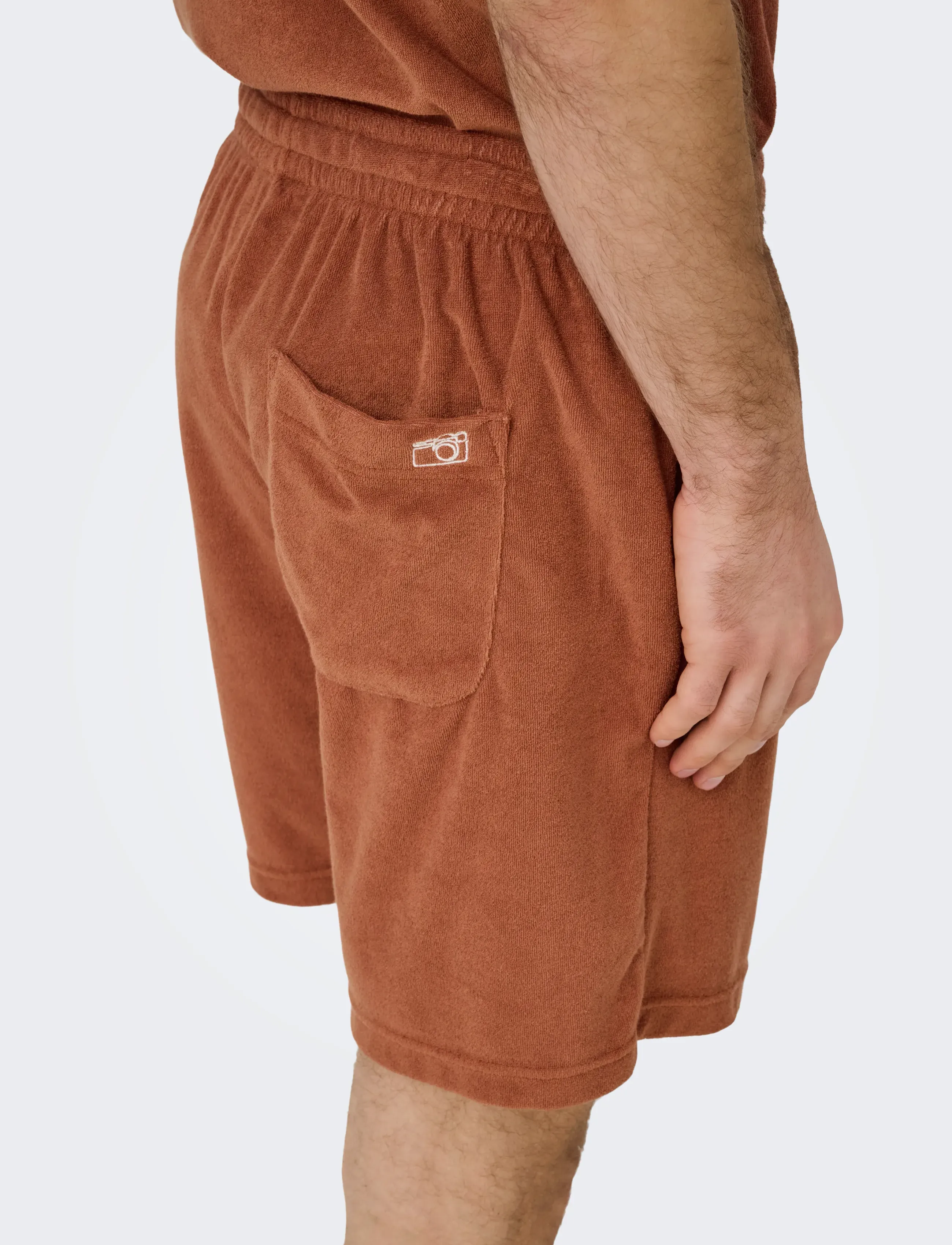 ONLY & SONS - ONSTELLAS REG SHORTS - casual shorts - rustic brown - 5