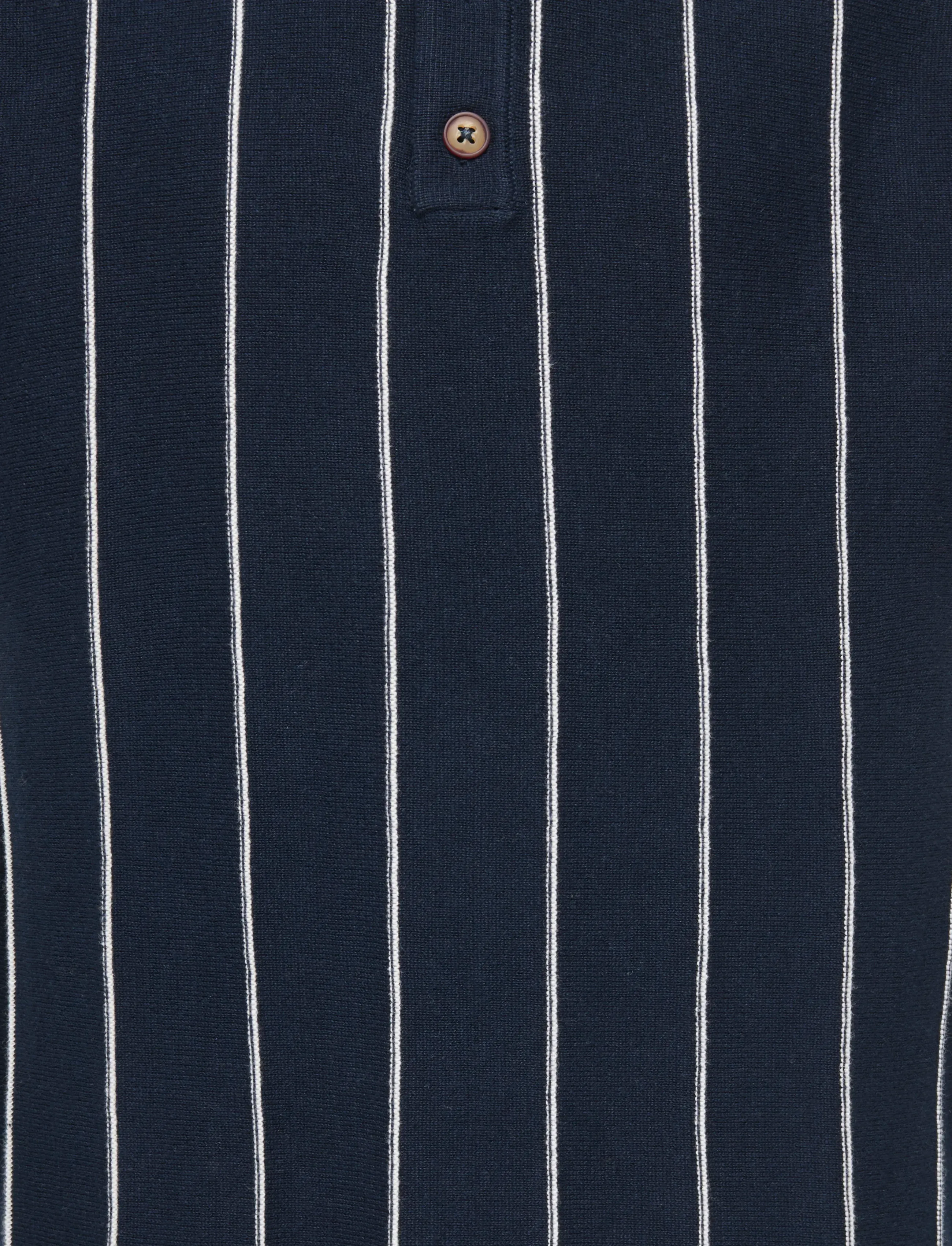 ONLY & SONS - OSJSAIM REG 12 STRIPE SS POLO KNT - kurzärmelig - dark sapphire - 2
